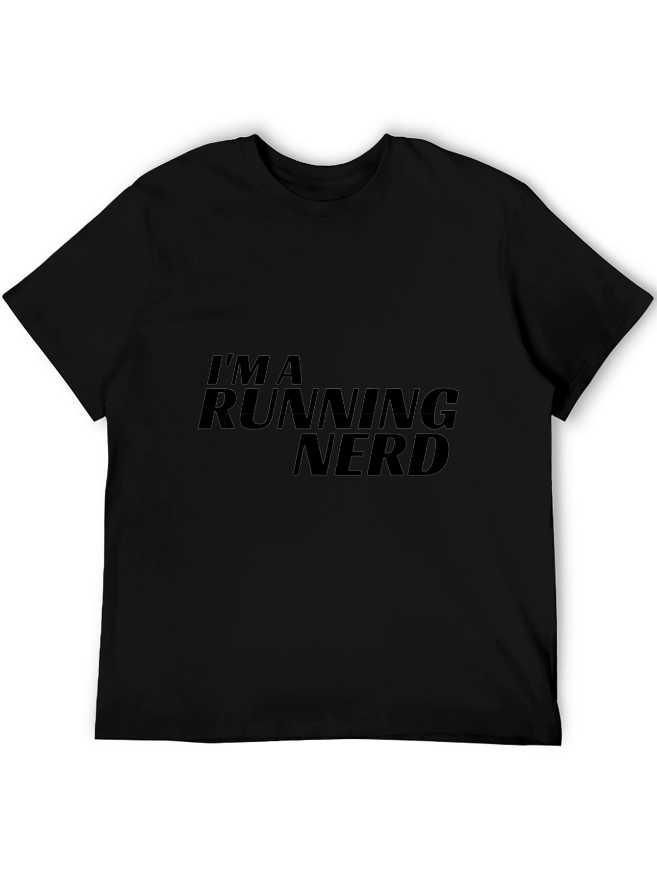 Im a Running Nerd Black T-Shirt