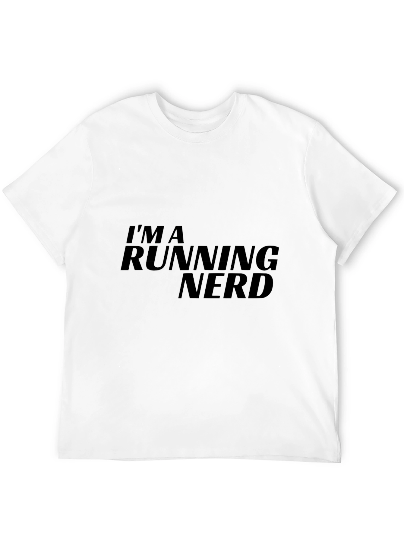 Im a Running Nerd Black T-Shirt