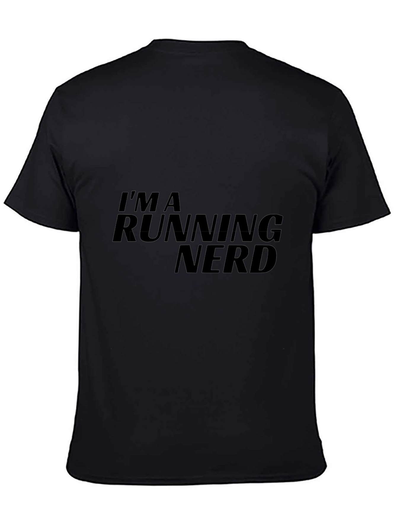 Im a Running Nerd Black T-Shirt