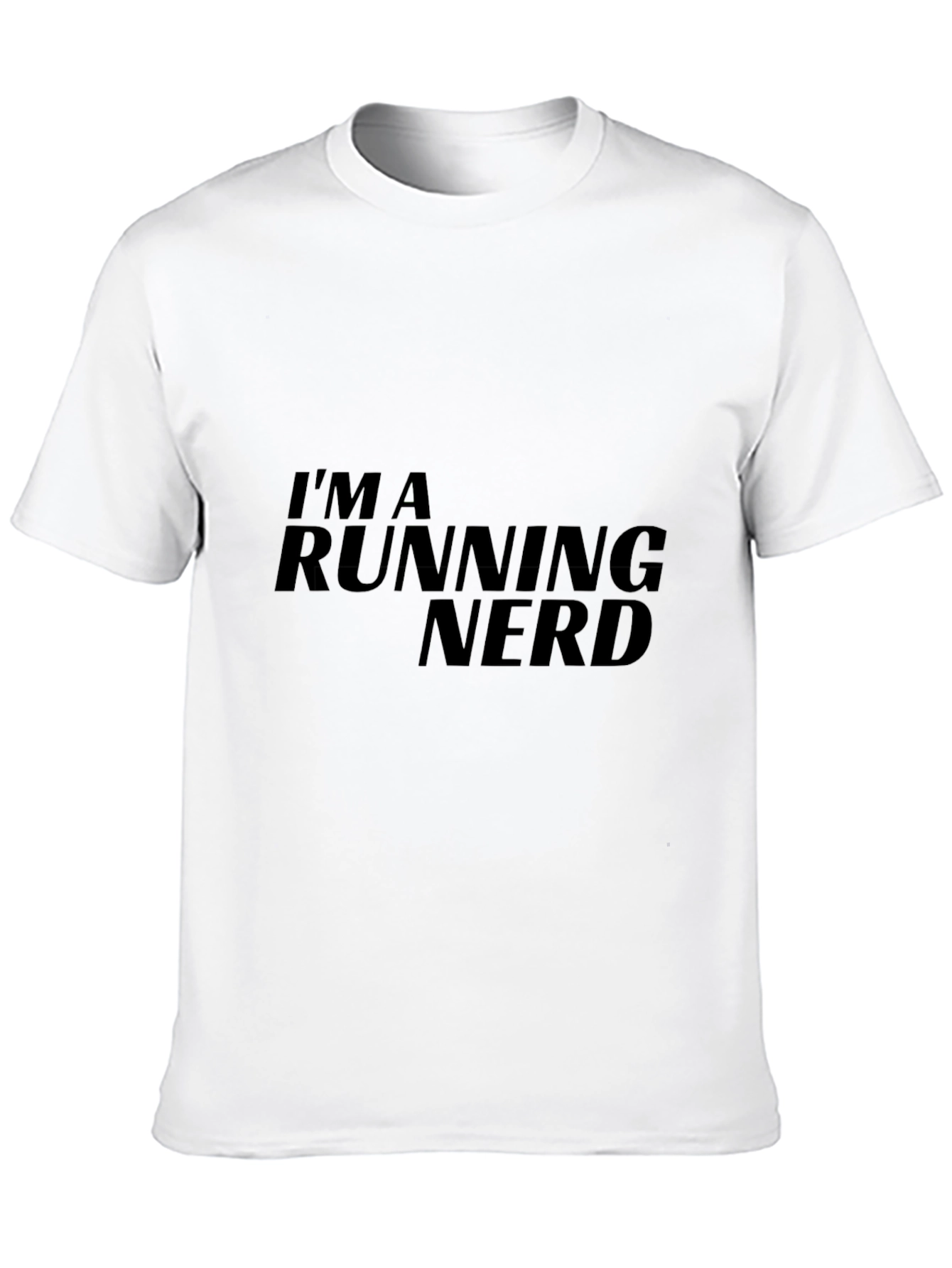 Im a Running Nerd Black T-Shirt