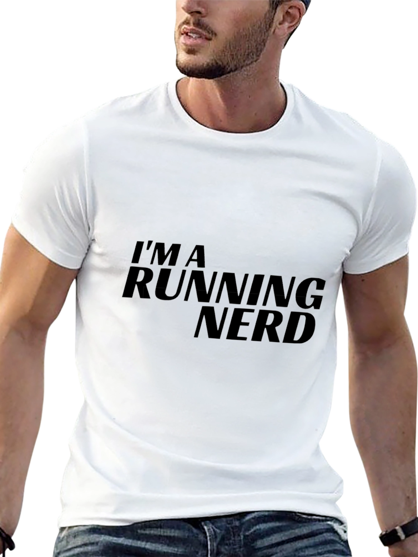 Im a Running Nerd Black T-Shirt