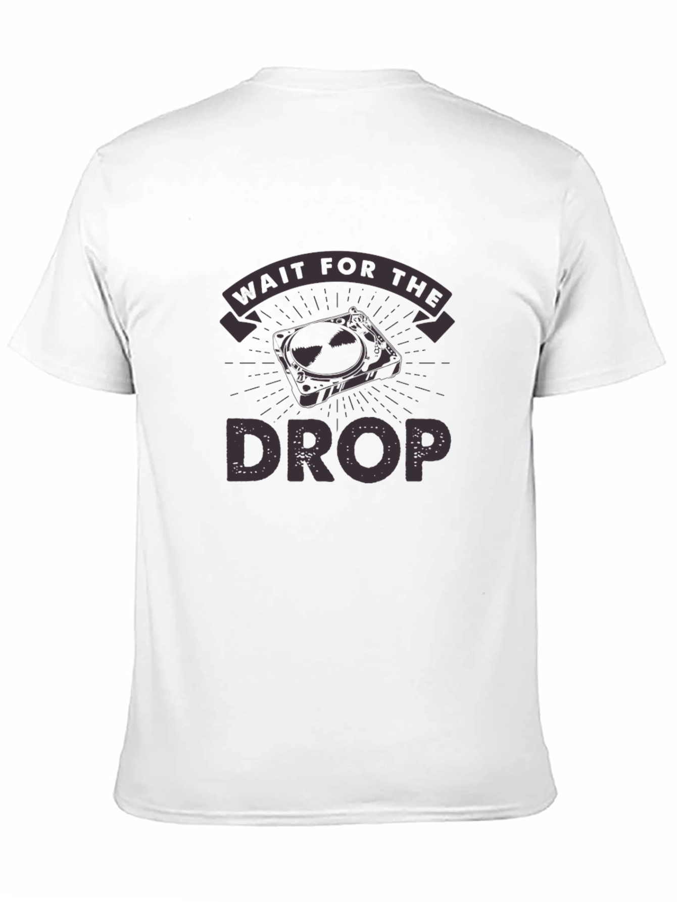 Wait For The Drop DJ Black T-Shirt