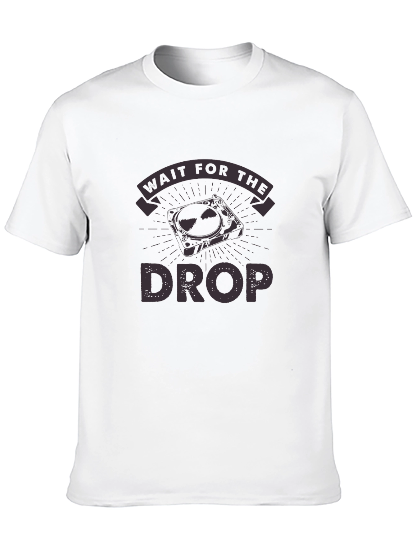 Wait For The Drop DJ Black T-Shirt