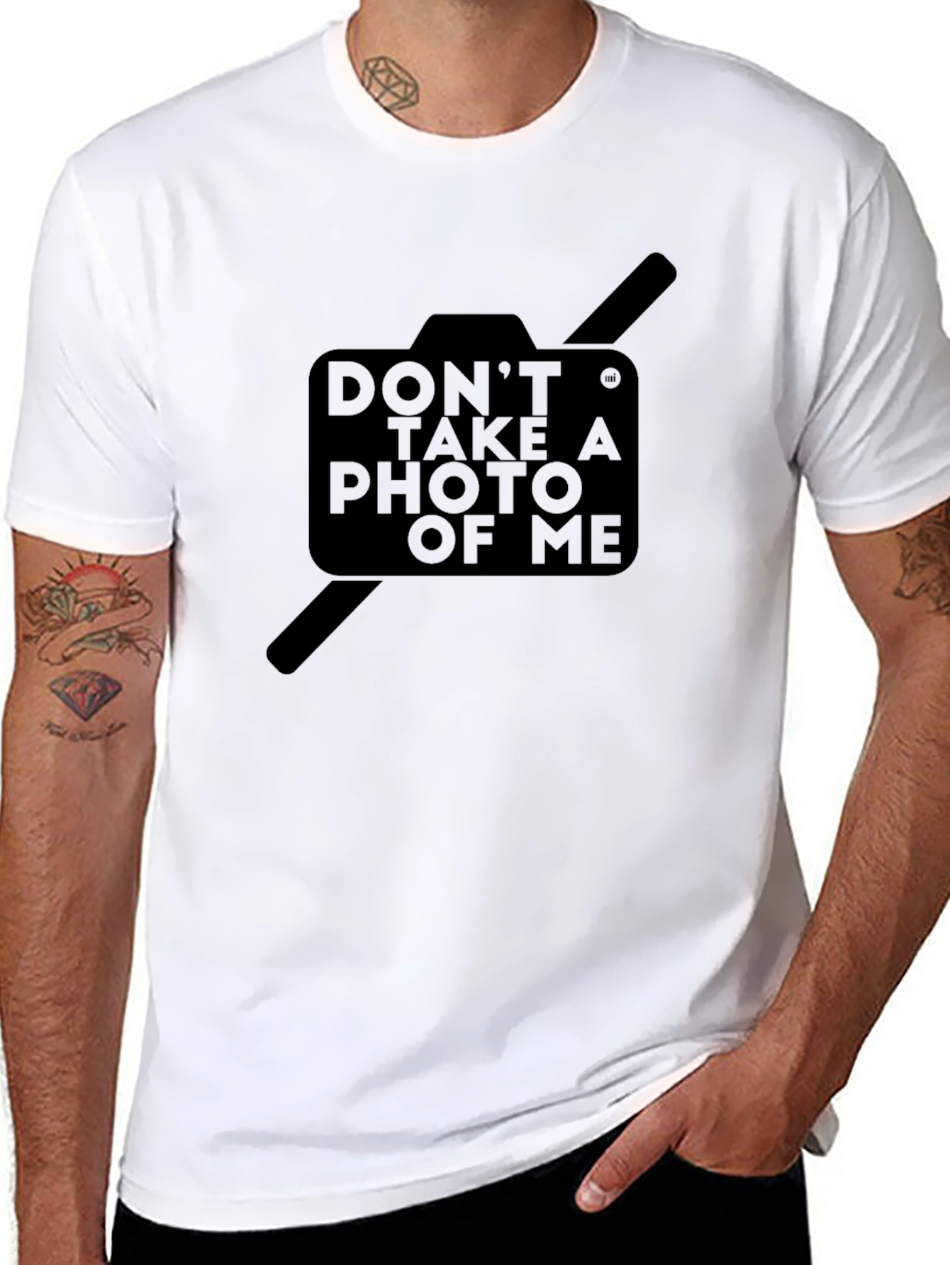 Dont Take a Photo of Me Graphic T-Shirt