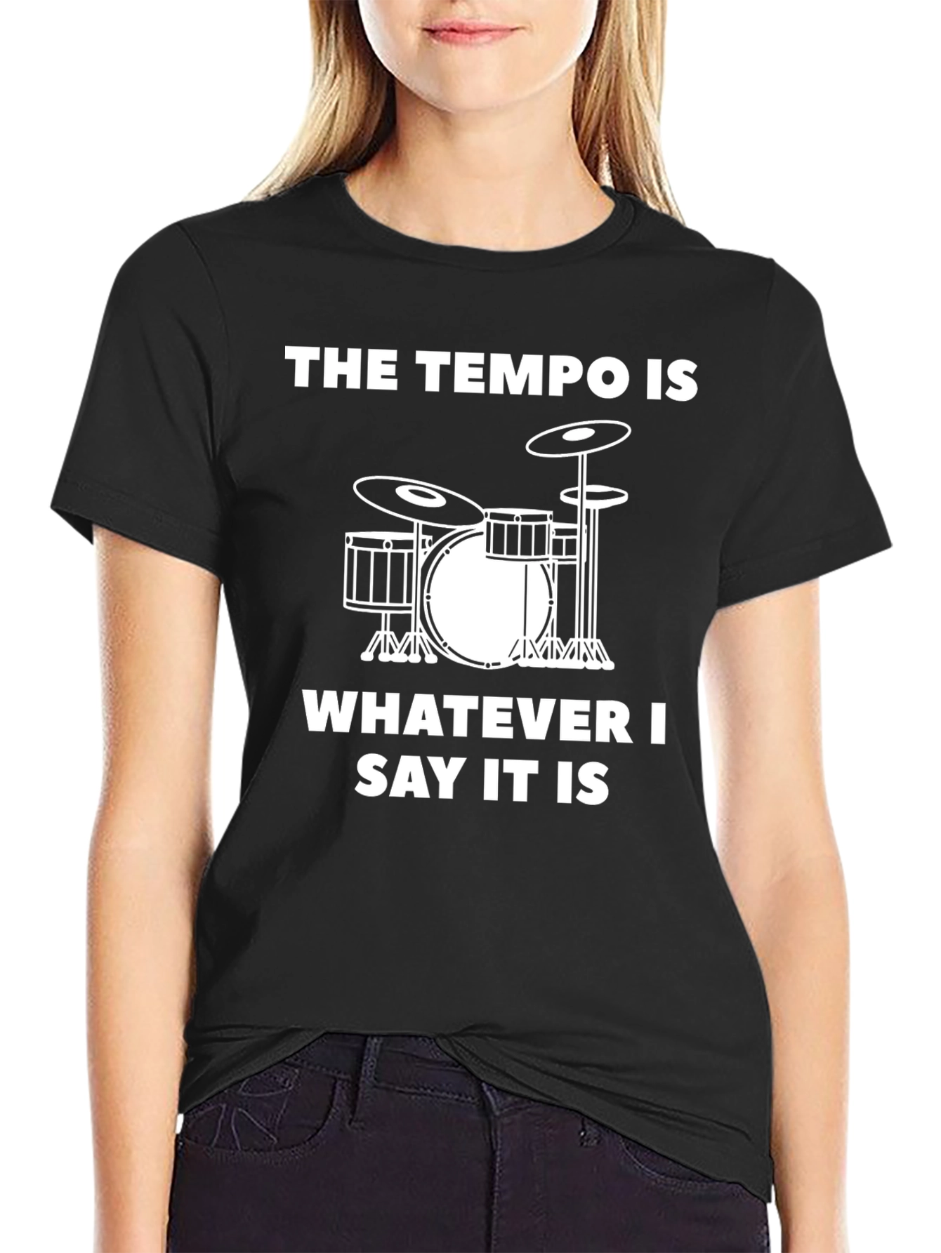 The Tempo Is T-Shirt - Drummer Tee