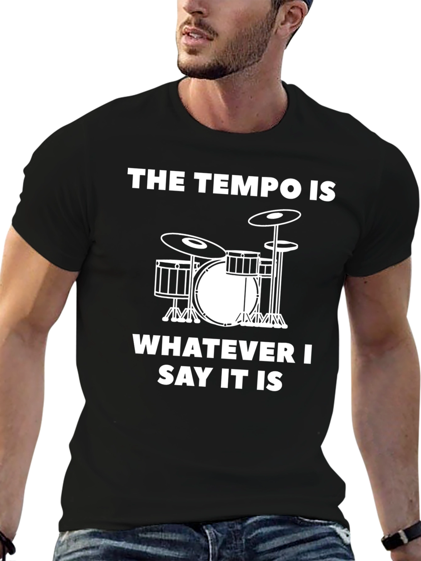 The Tempo Is T-Shirt - Drummer Tee
