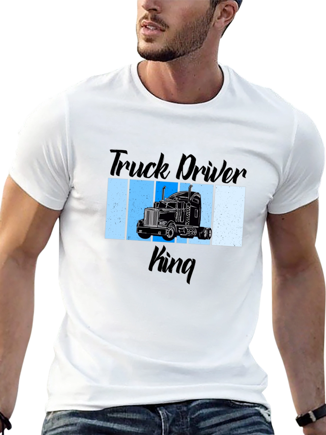 Truck Driver King Graphic T-Shirt