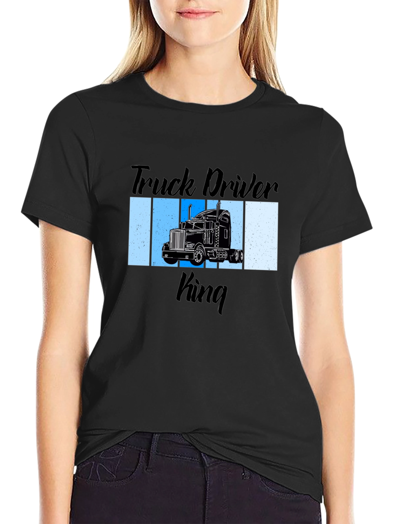 Truck Driver King Graphic T-Shirt