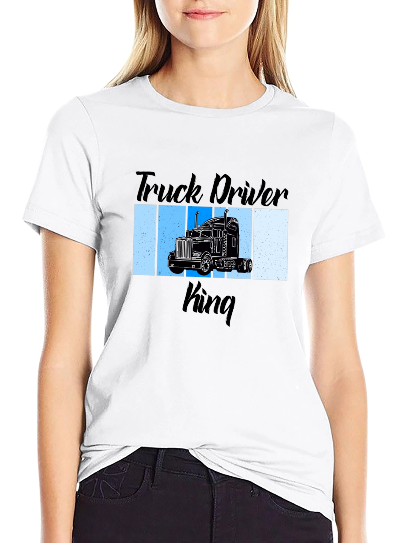Truck Driver King Graphic T-Shirt