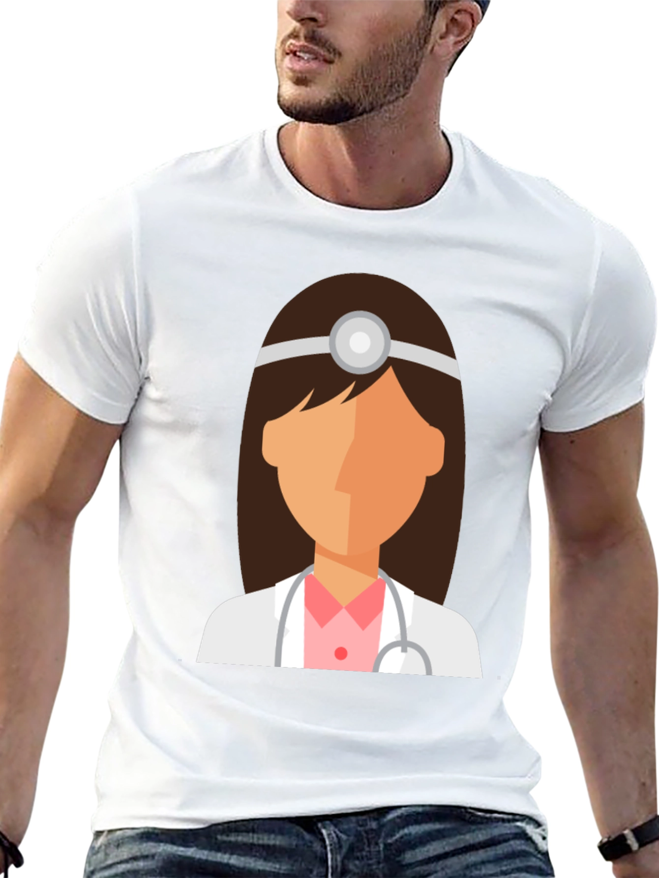 Doctor Graphic T-Shirt - Medical Professional Design