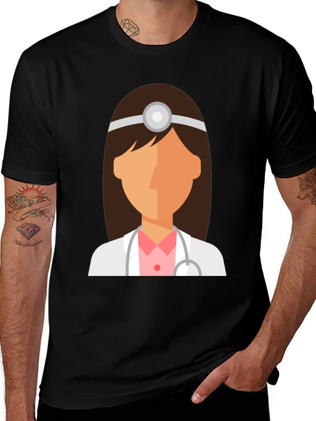 Doctor Graphic T-Shirt - Medical Professional Design