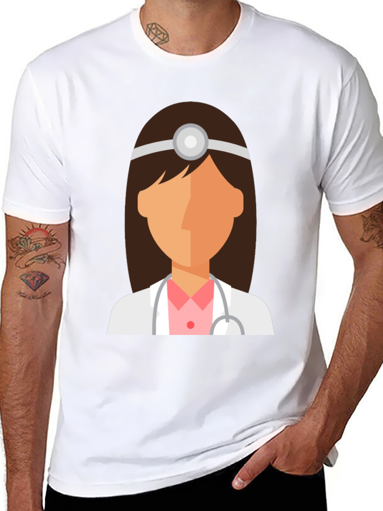 Doctor Graphic T-Shirt - Medical Professional Design