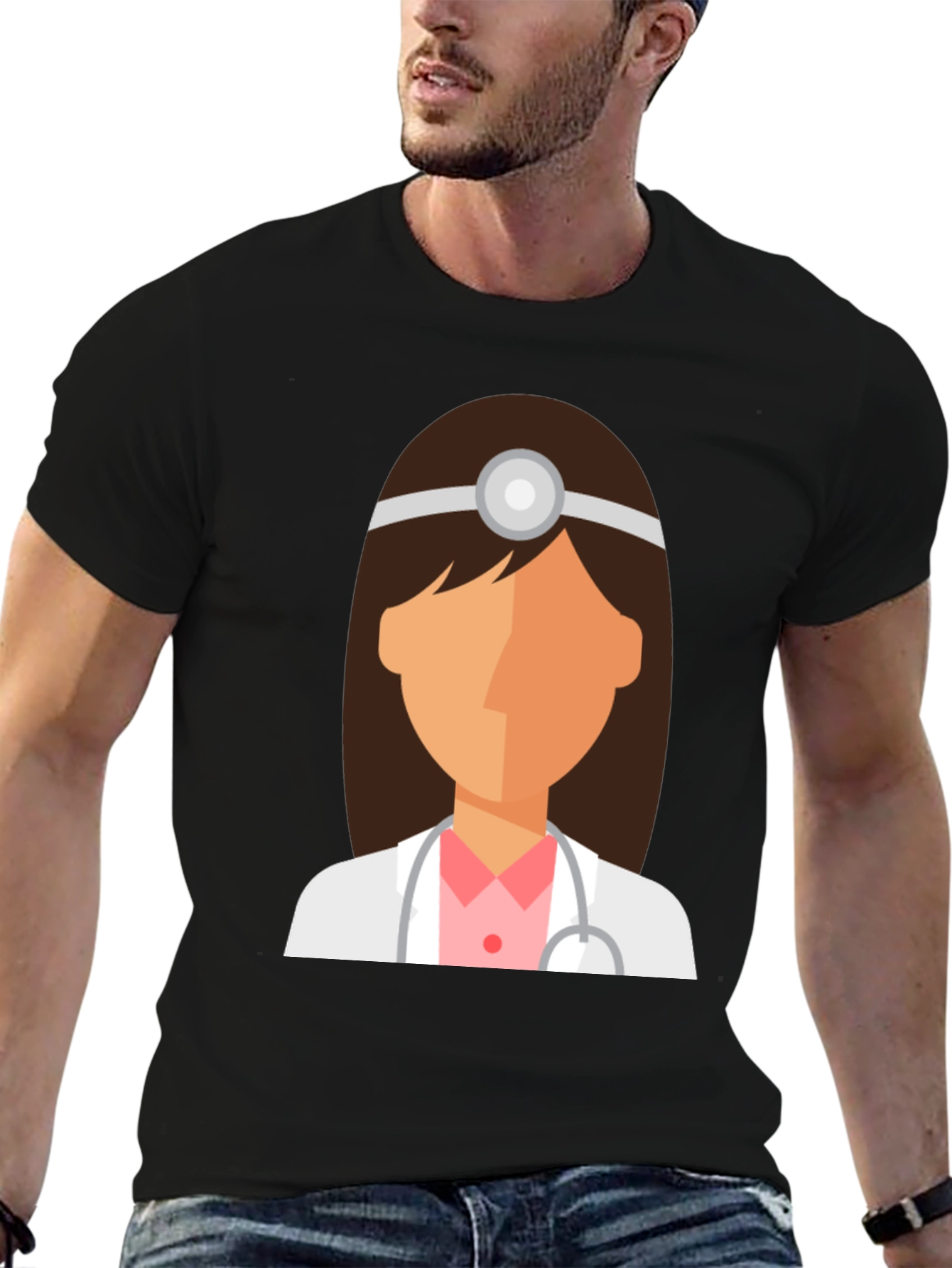 Doctor Graphic T-Shirt - Medical Professional Design