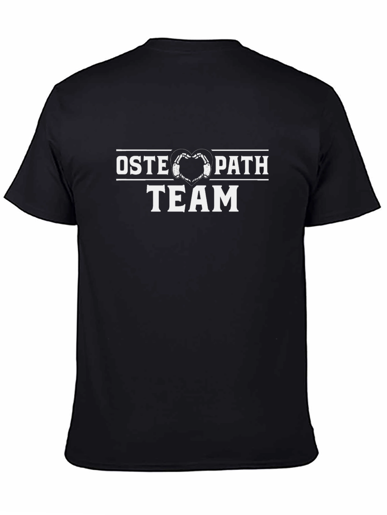 Osteopath Team Black Graphic T-Shirt