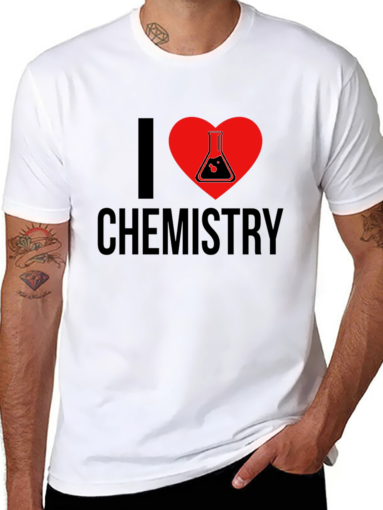 I Heart Chemistry Graphic T-Shirt