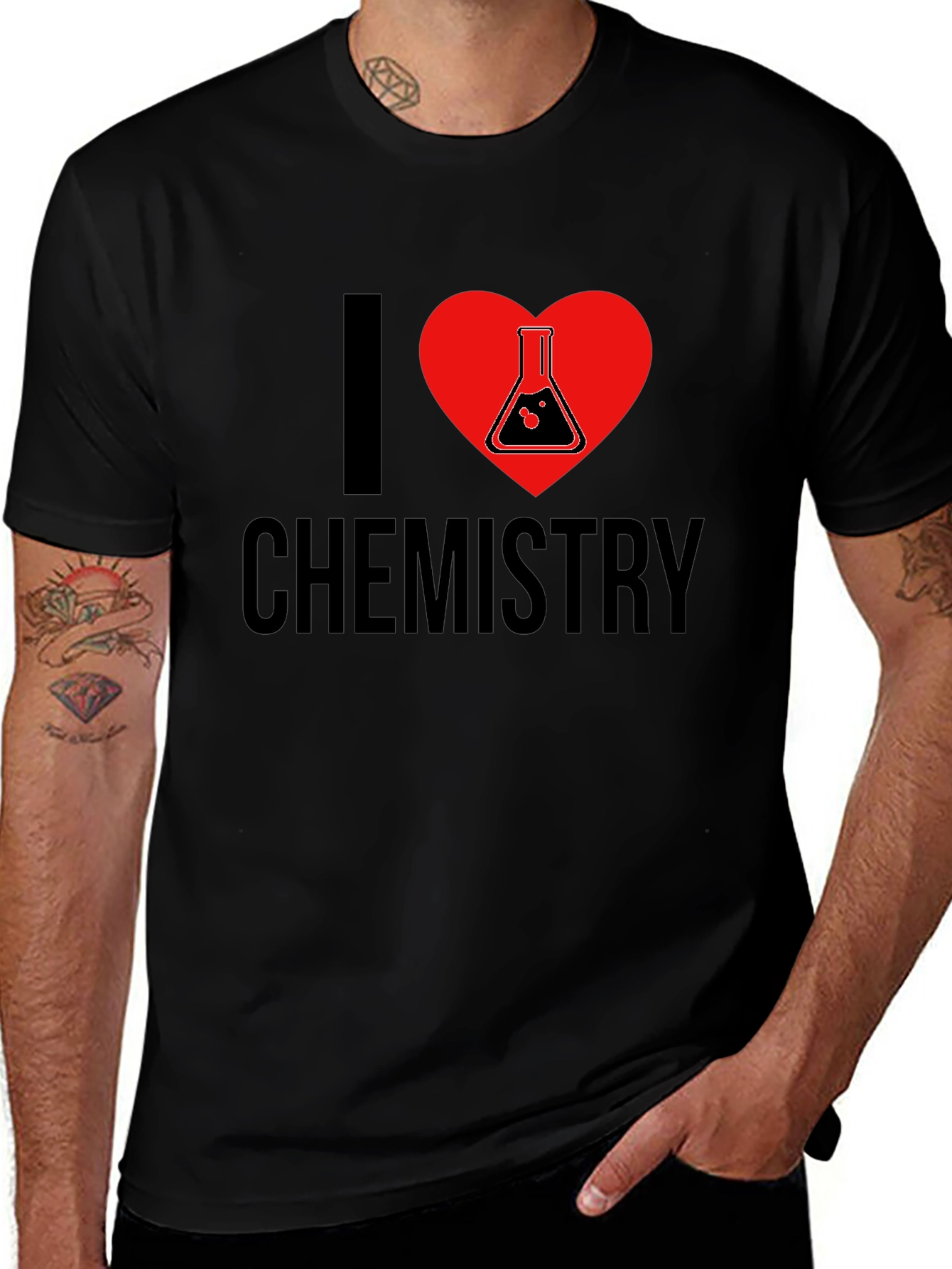 I Heart Chemistry Graphic T-Shirt