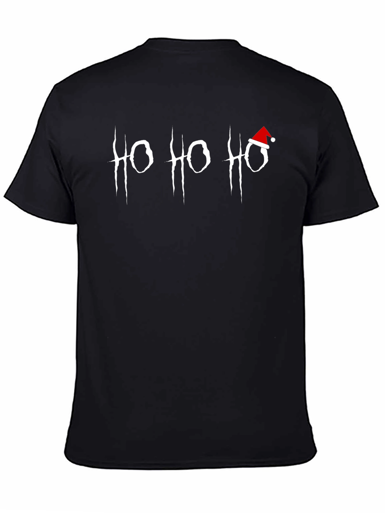 Ho Ho Ho Graphic Tee - Gothic Holiday Style