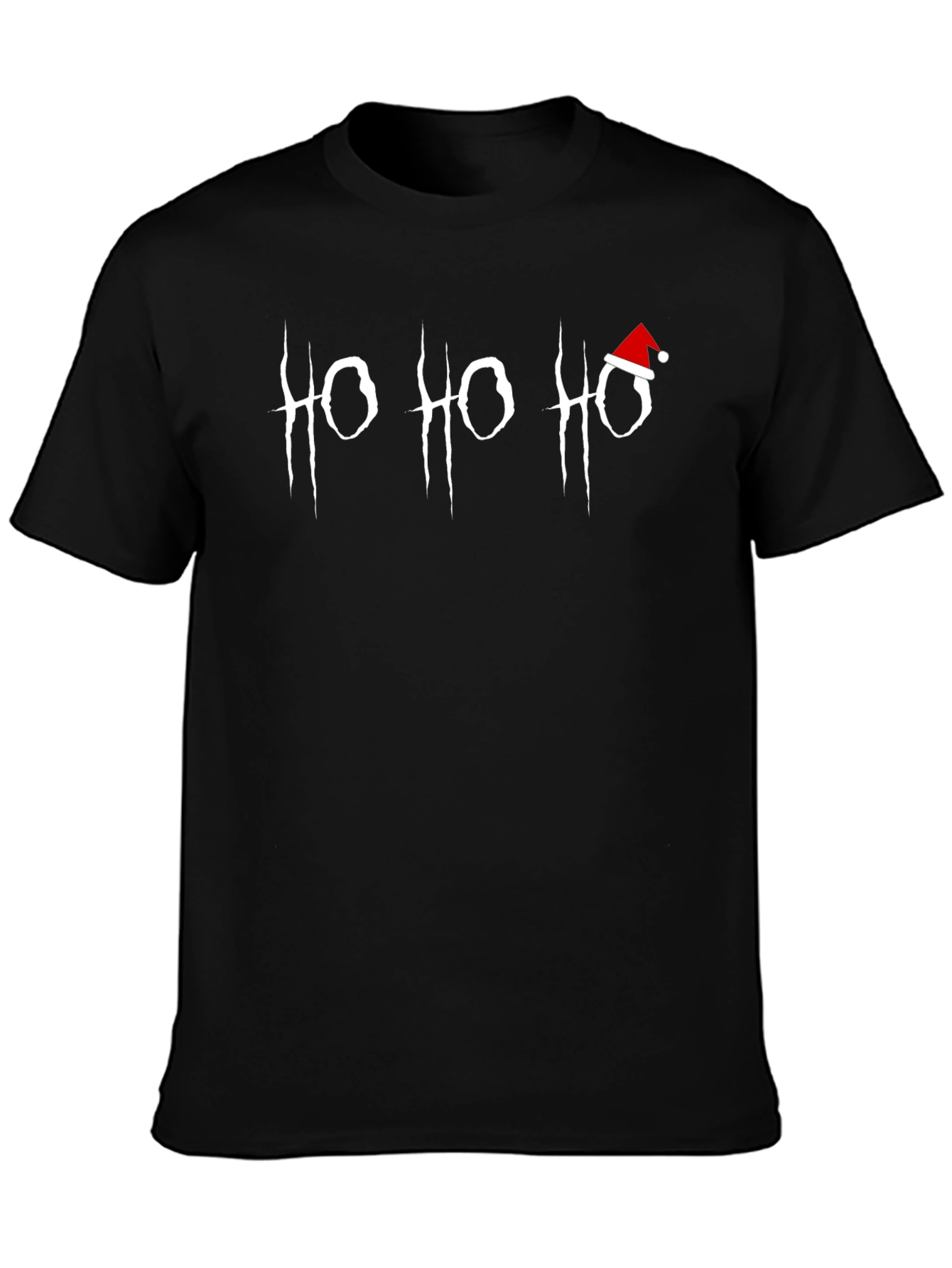 Ho Ho Ho Graphic Tee - Gothic Holiday Style