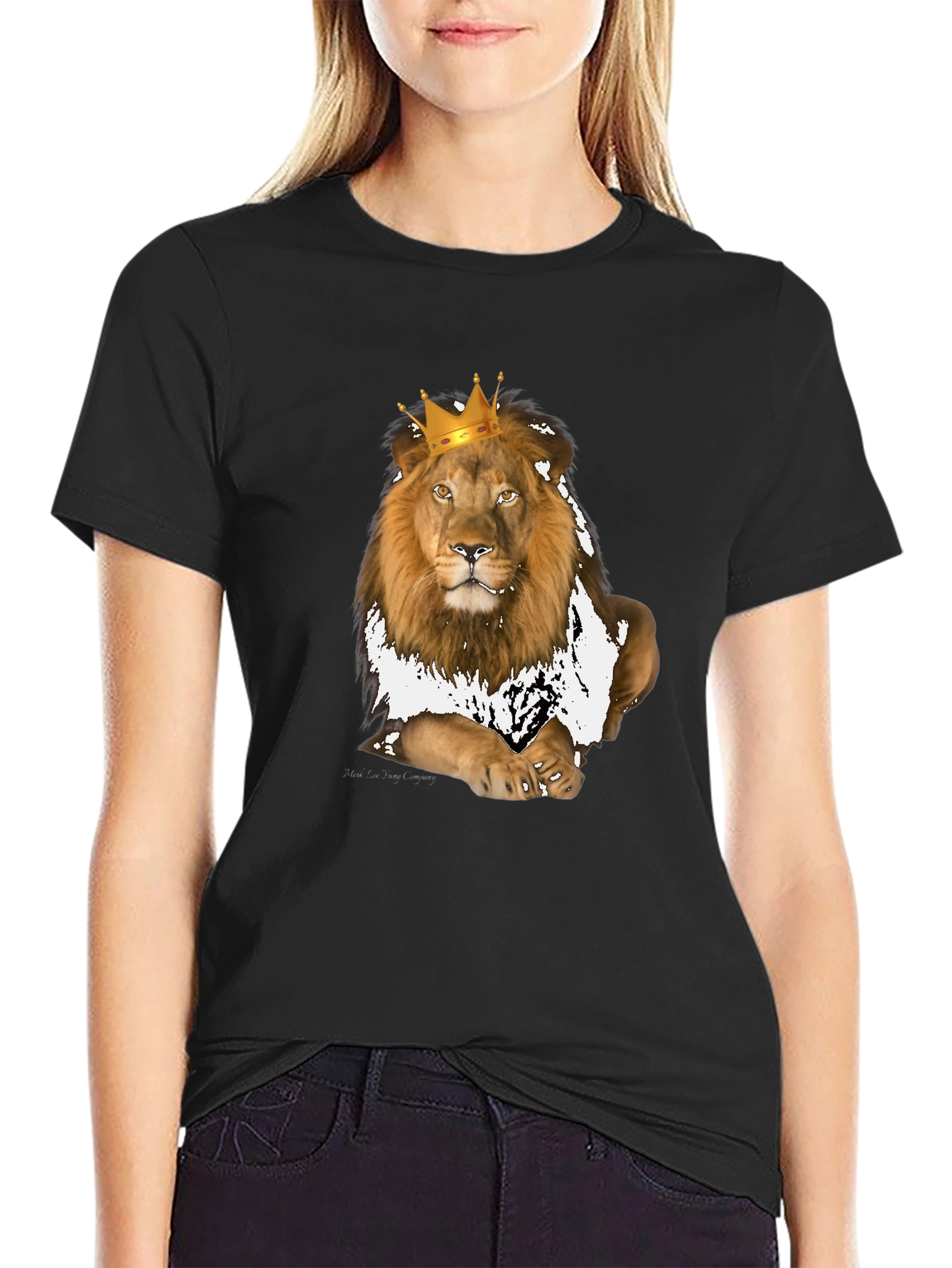 King Lion Graphic Tee - Black