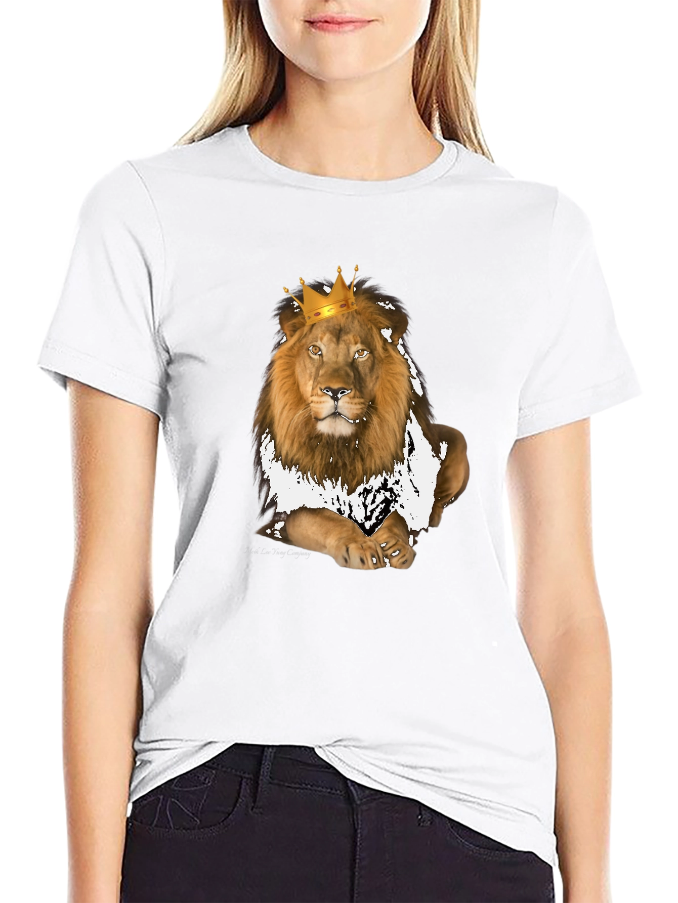 King Lion Graphic Tee - Black