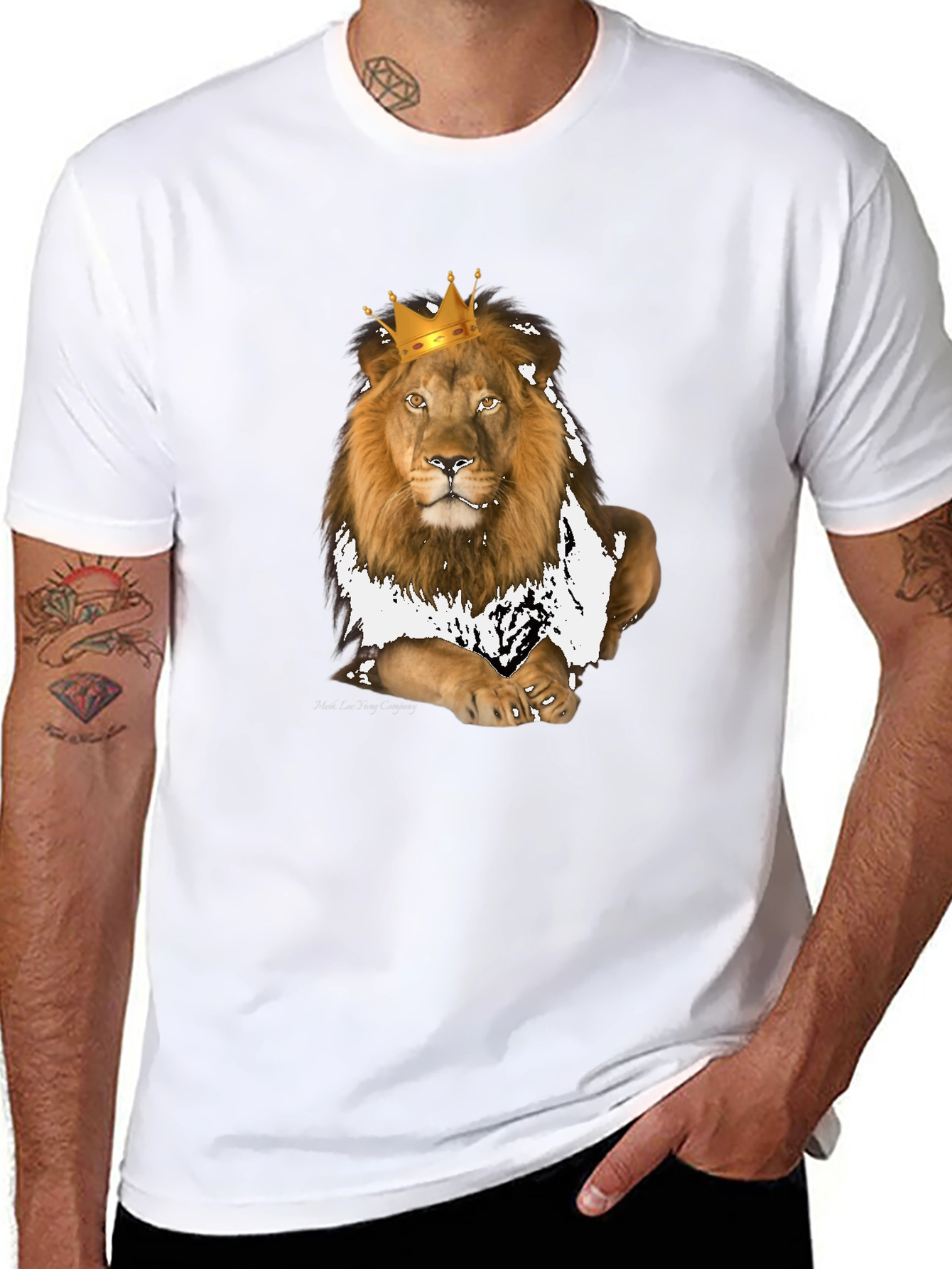 King Lion Graphic Tee - Black