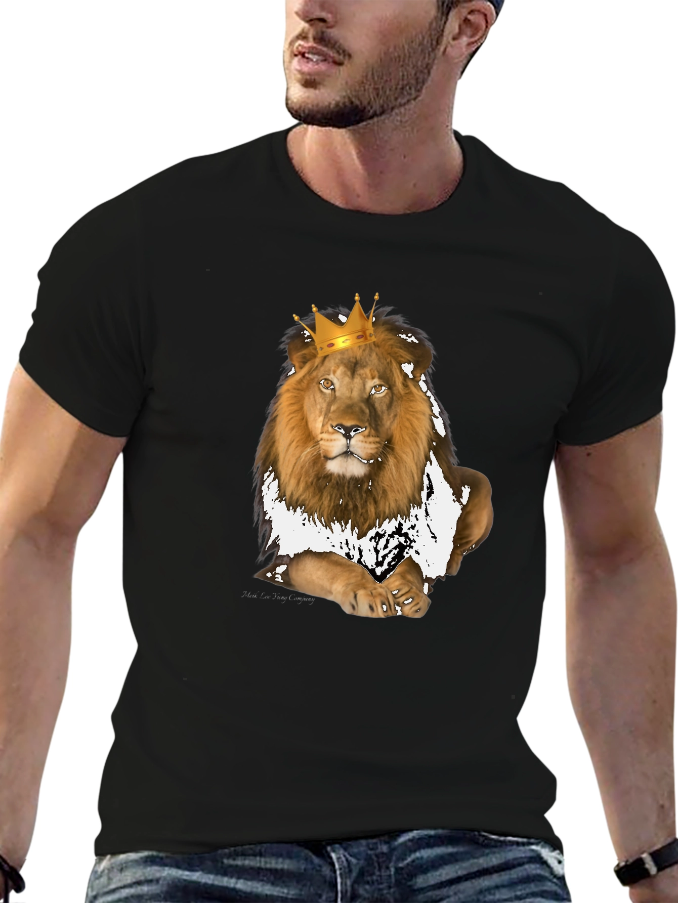 King Lion Graphic Tee - Black