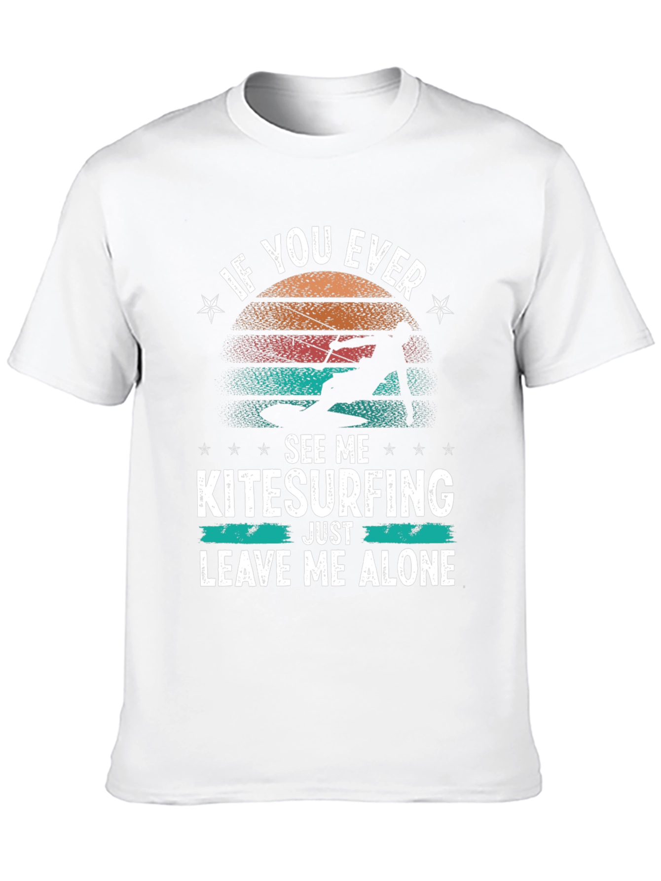 Kitesurfing Graphic Tee: Leave Me Alone T-Shirt