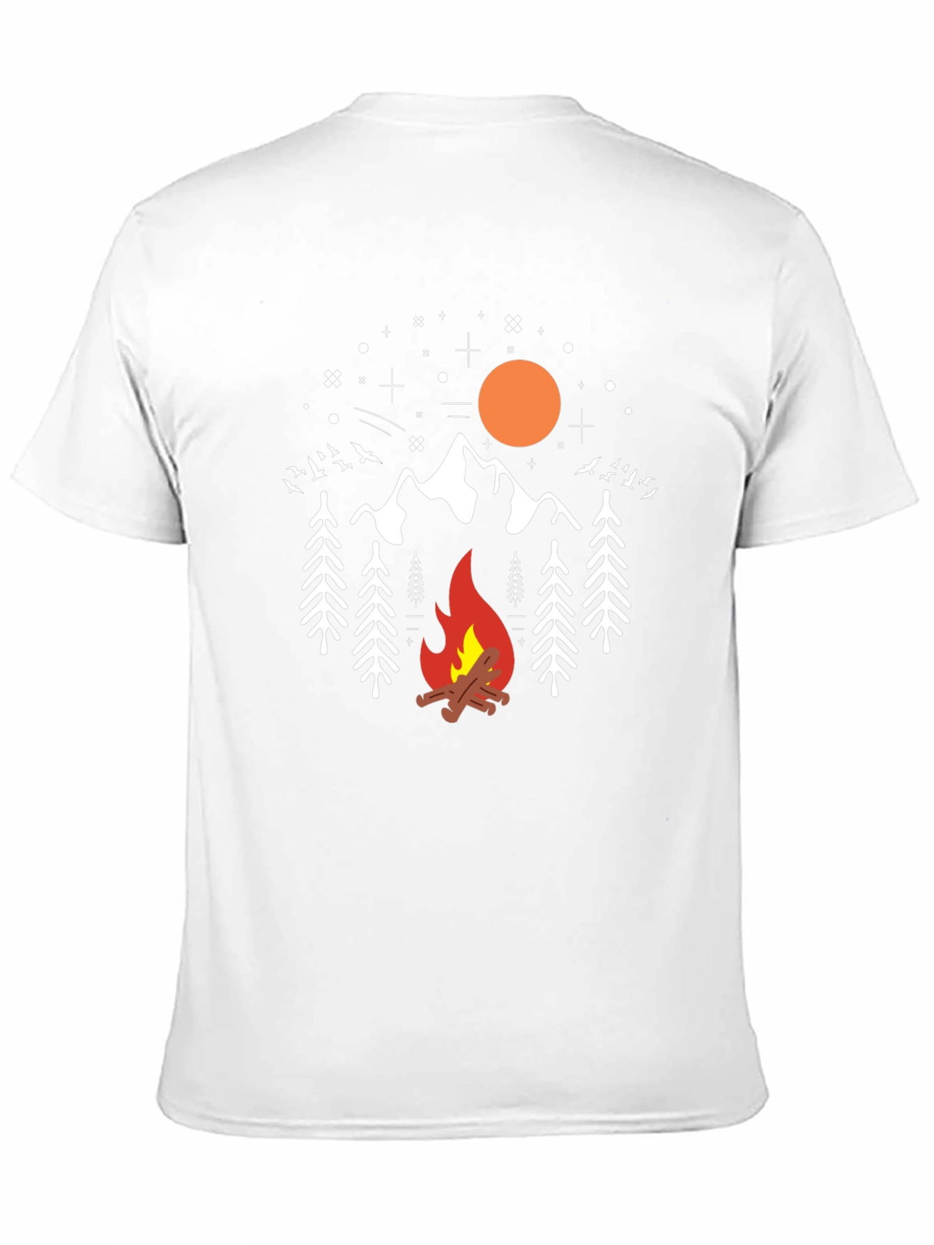 Camping Graphic Tee - Bonfire Mountain Design