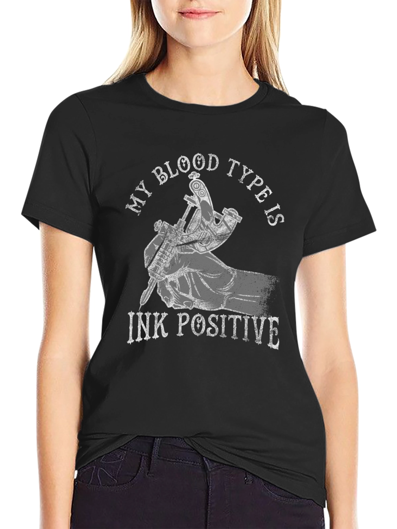 Ink Positive Tattoo T-Shirt - Black
