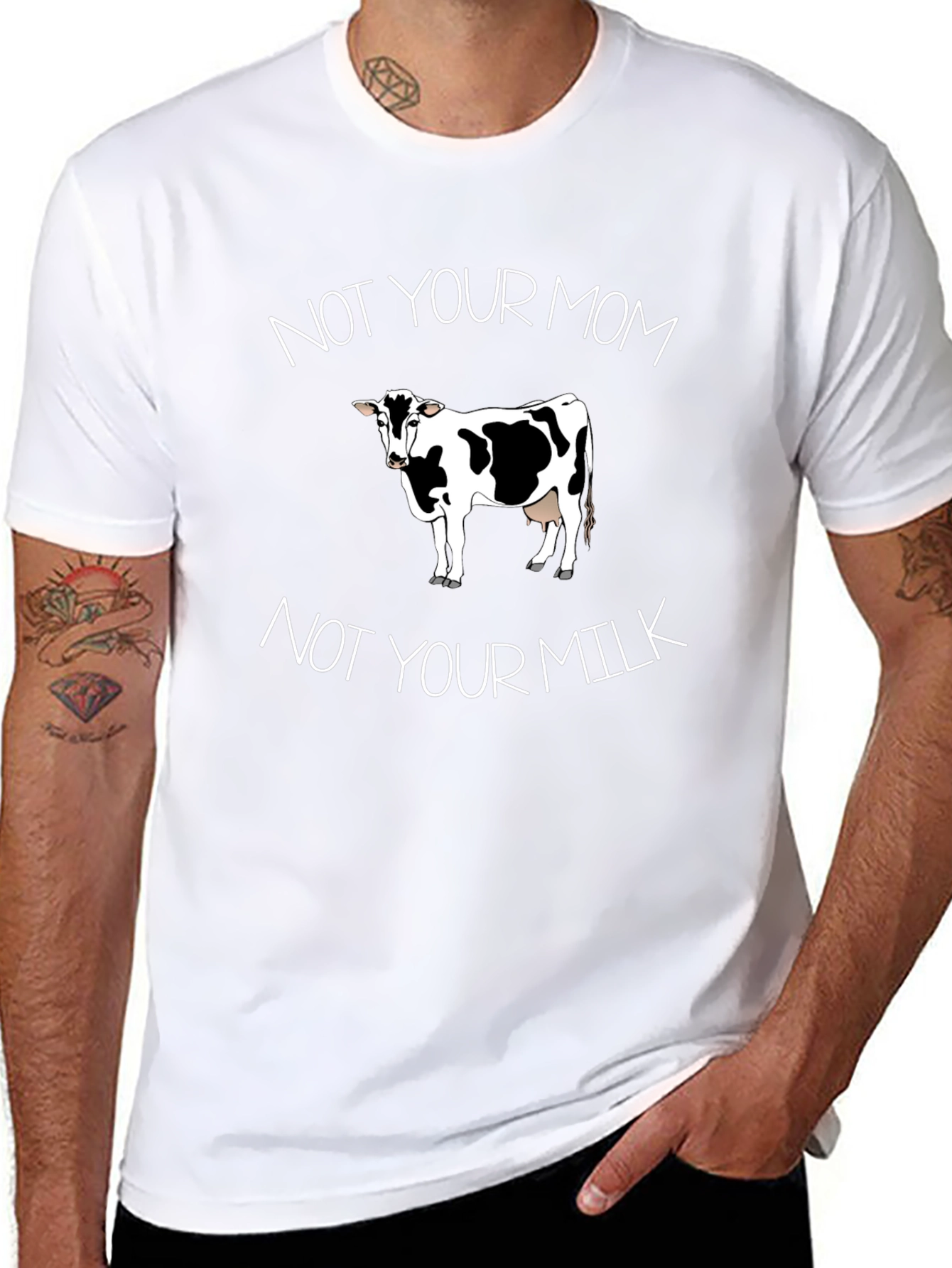 Not Your Mom Not Your Milk Vegan T-Shirt