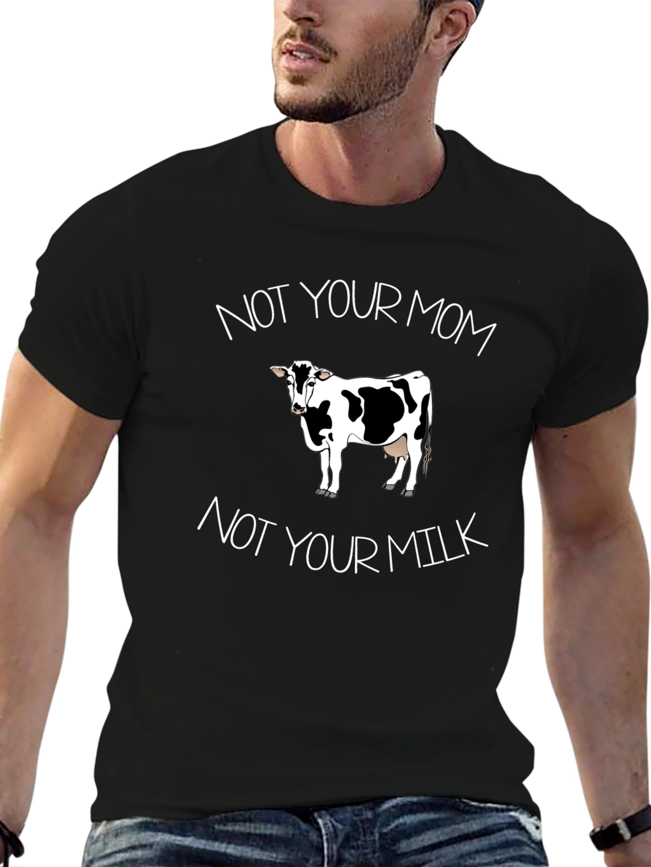 Not Your Mom Not Your Milk Vegan T-Shirt