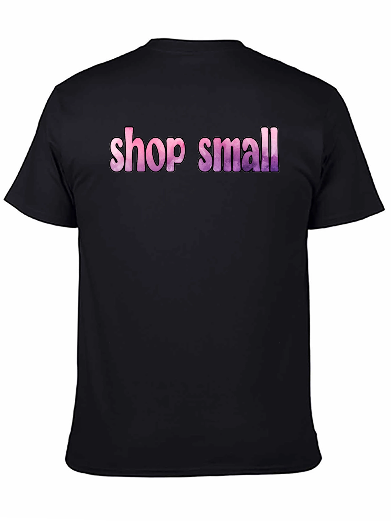 Shop Small Graphic Tee - Black