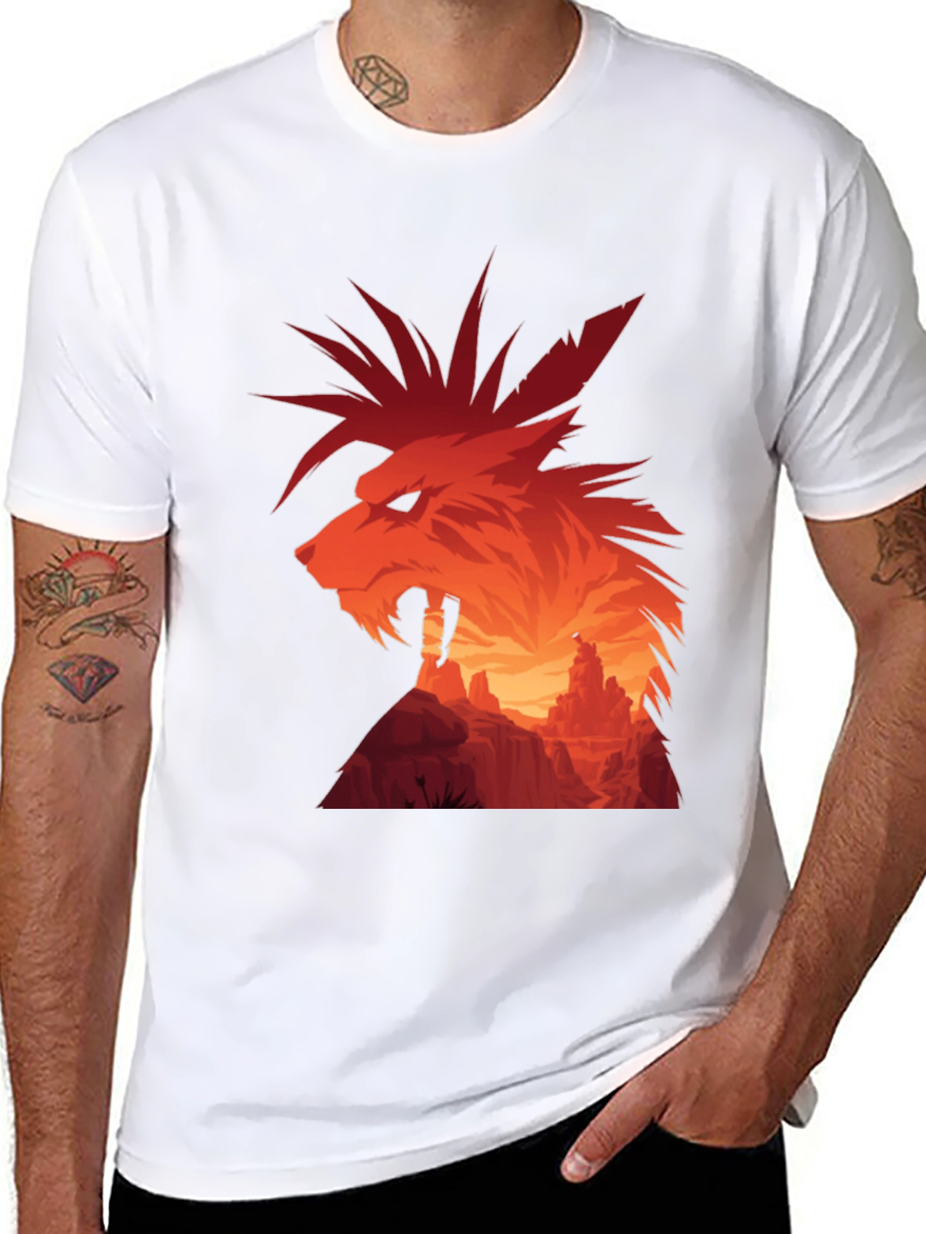 Red XIII Tee - Final Fantasy VII Inspired Shirt