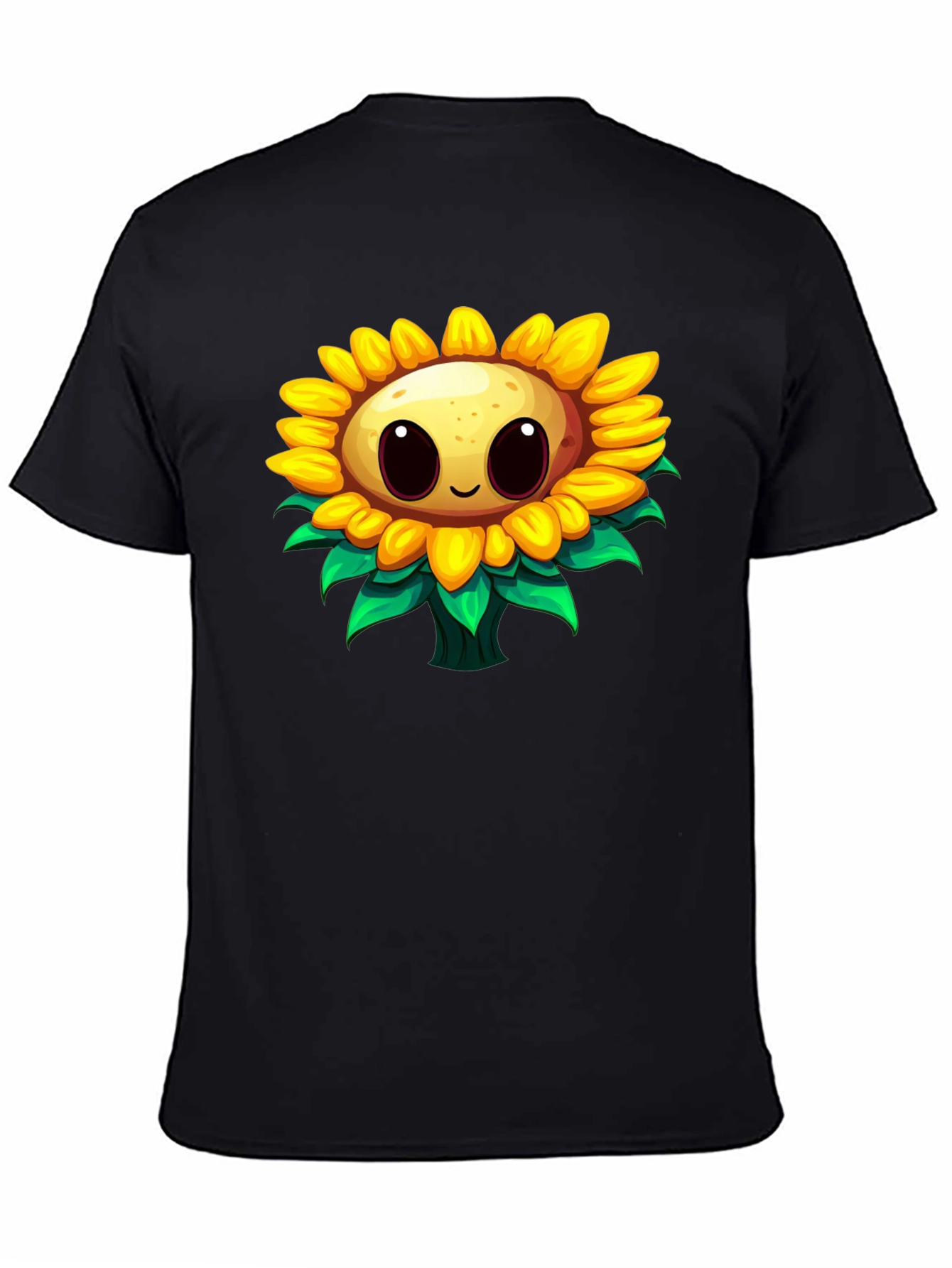 Sunflower Cartoon Graphic T-Shirt