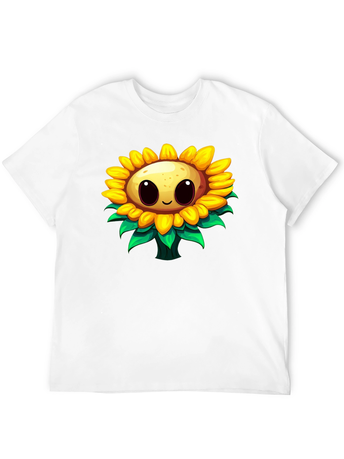 Sunflower Cartoon Graphic T-Shirt