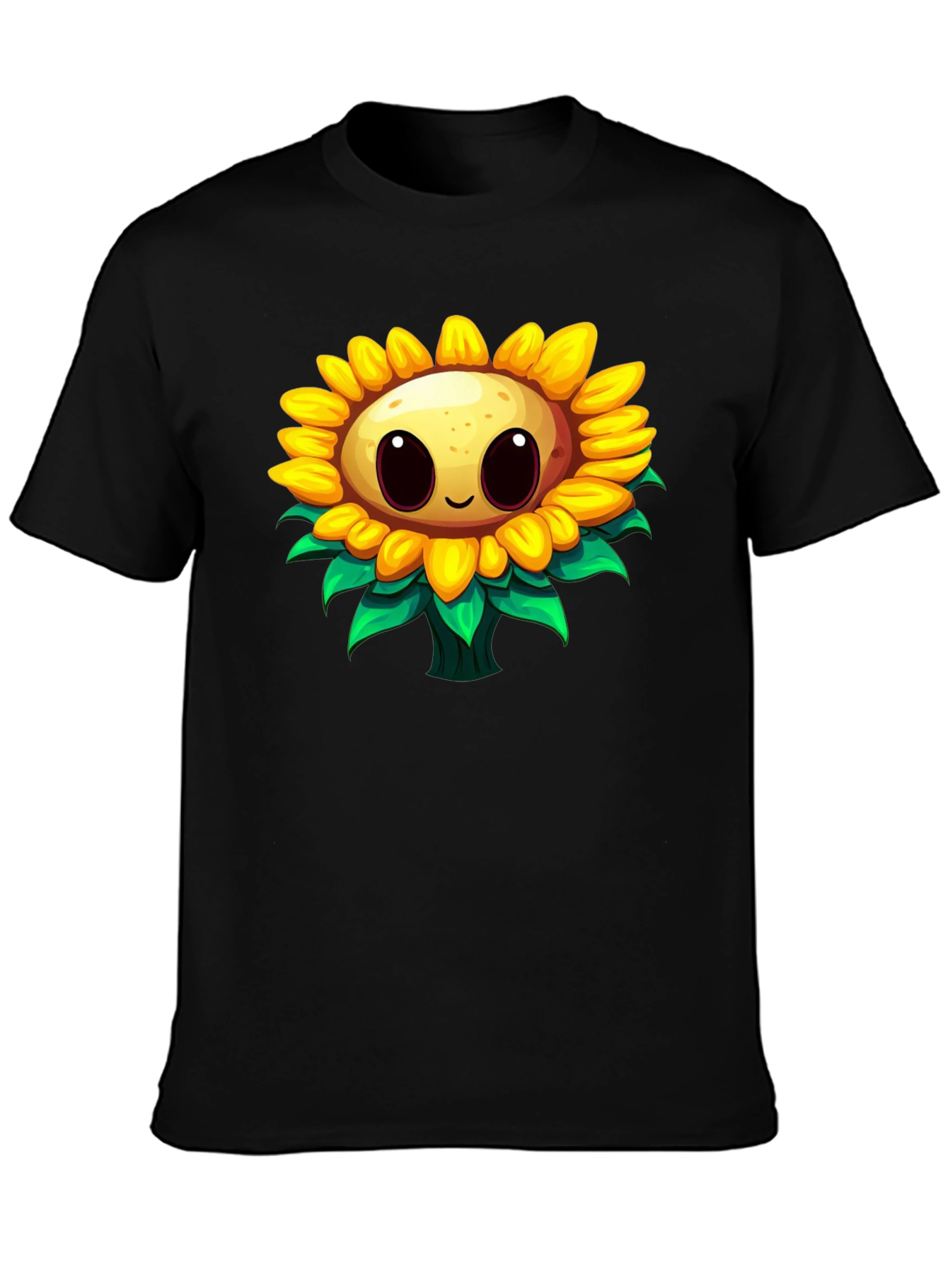 Sunflower Cartoon Graphic T-Shirt