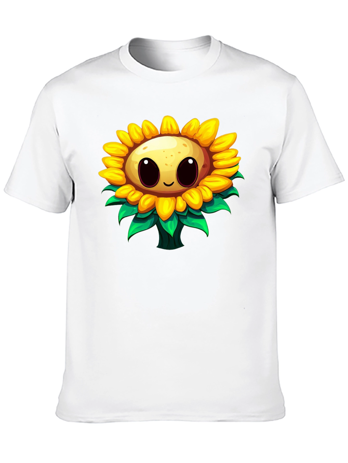 Sunflower Cartoon Graphic T-Shirt