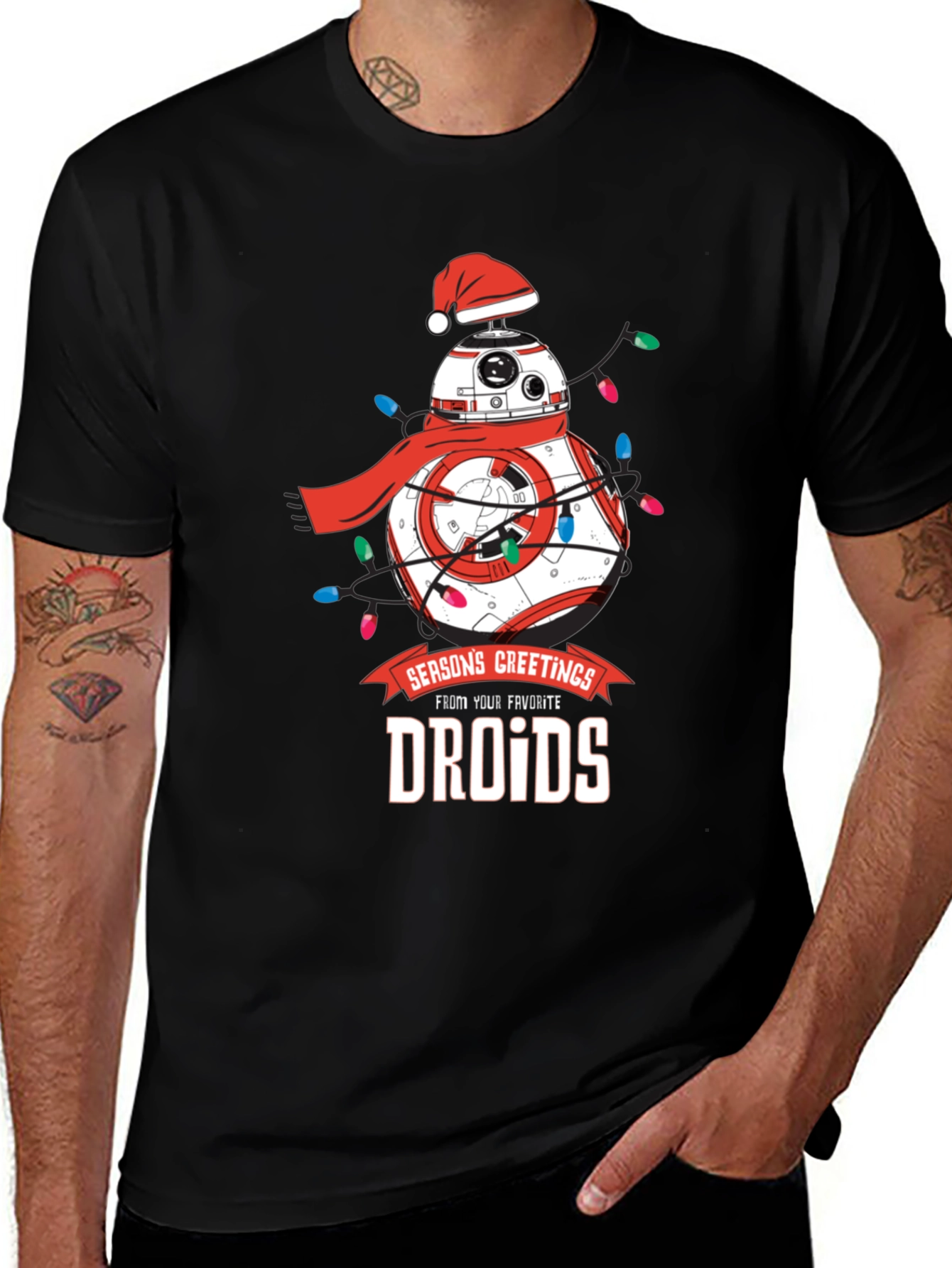 Star Wars Christmas Droids T-Shirt