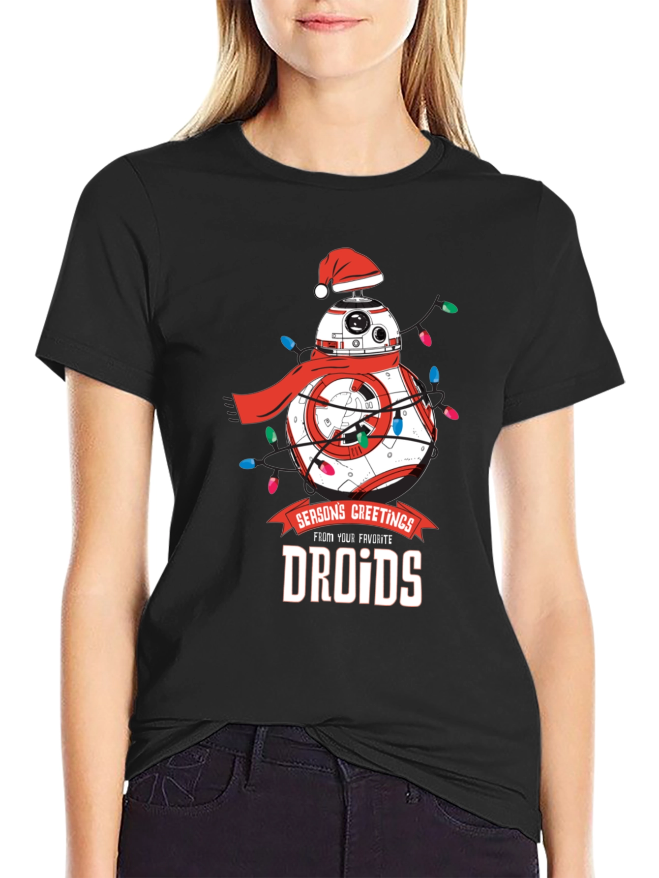 Star Wars Christmas Droids T-Shirt