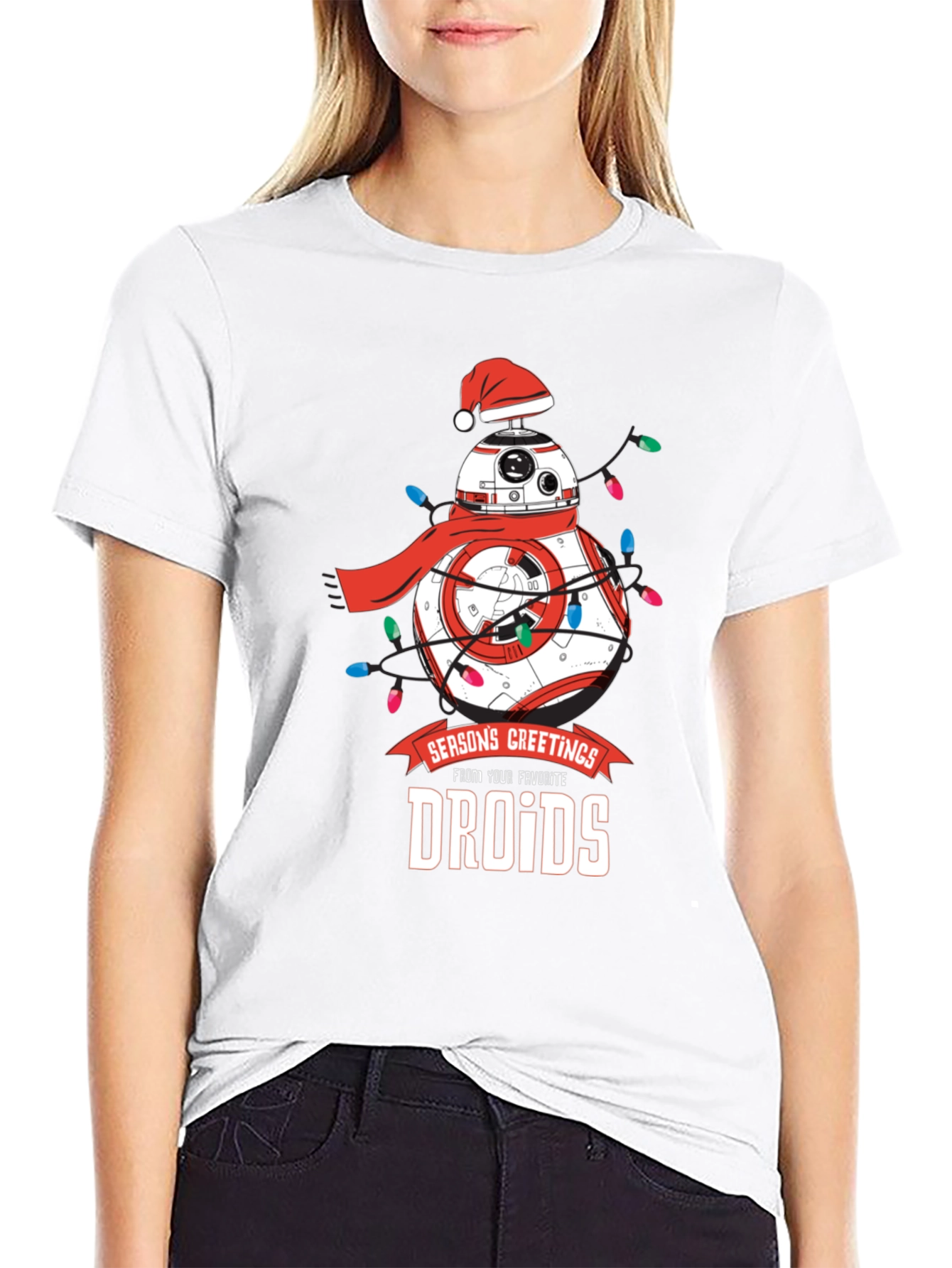 Star Wars Christmas Droids T-Shirt