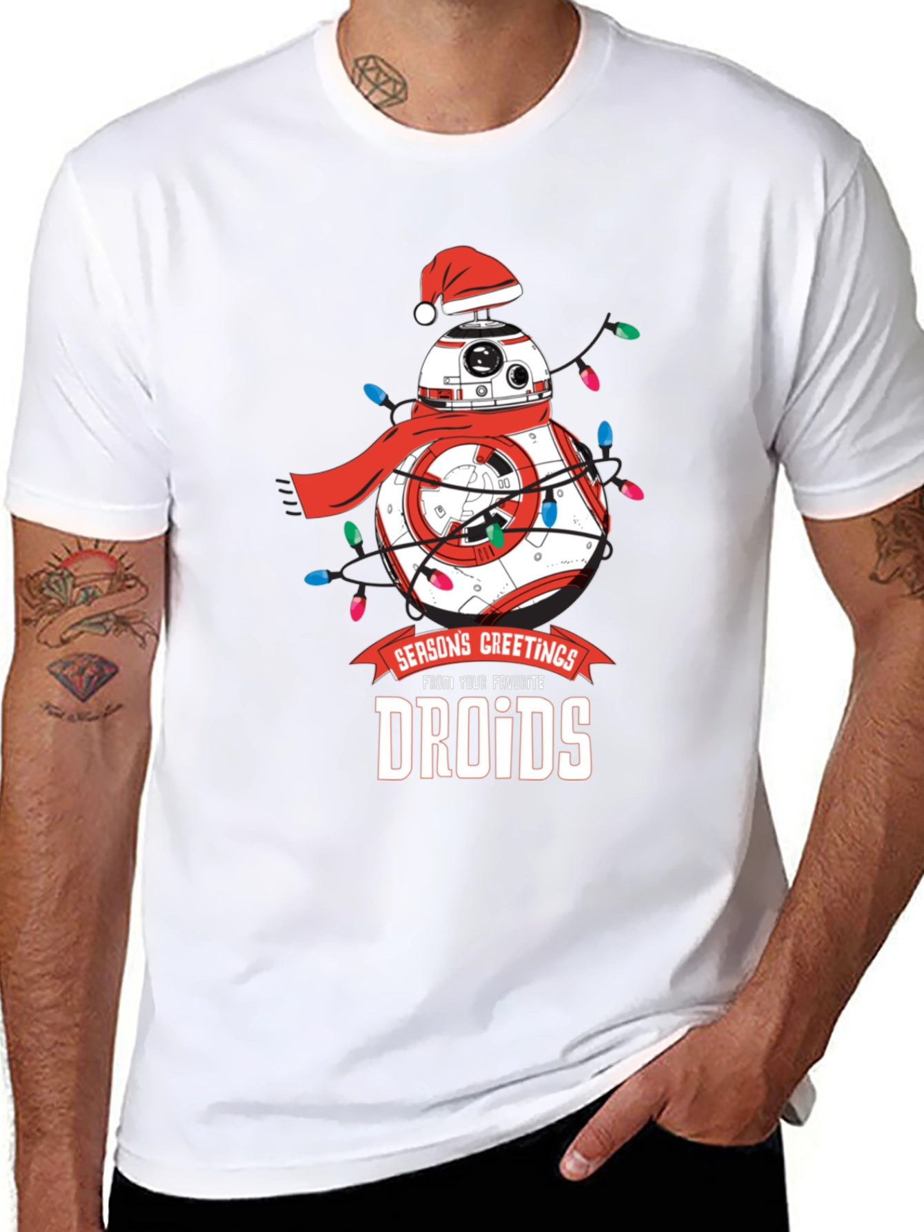Star Wars Christmas Droids T-Shirt