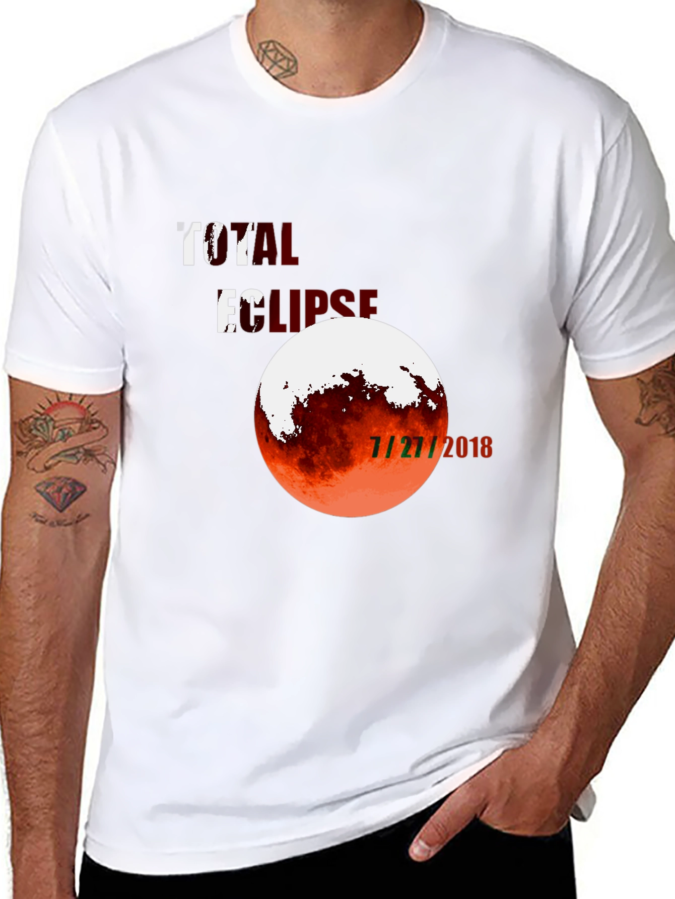Total Eclipse 7/27/2018 Graphic T-Shirt
