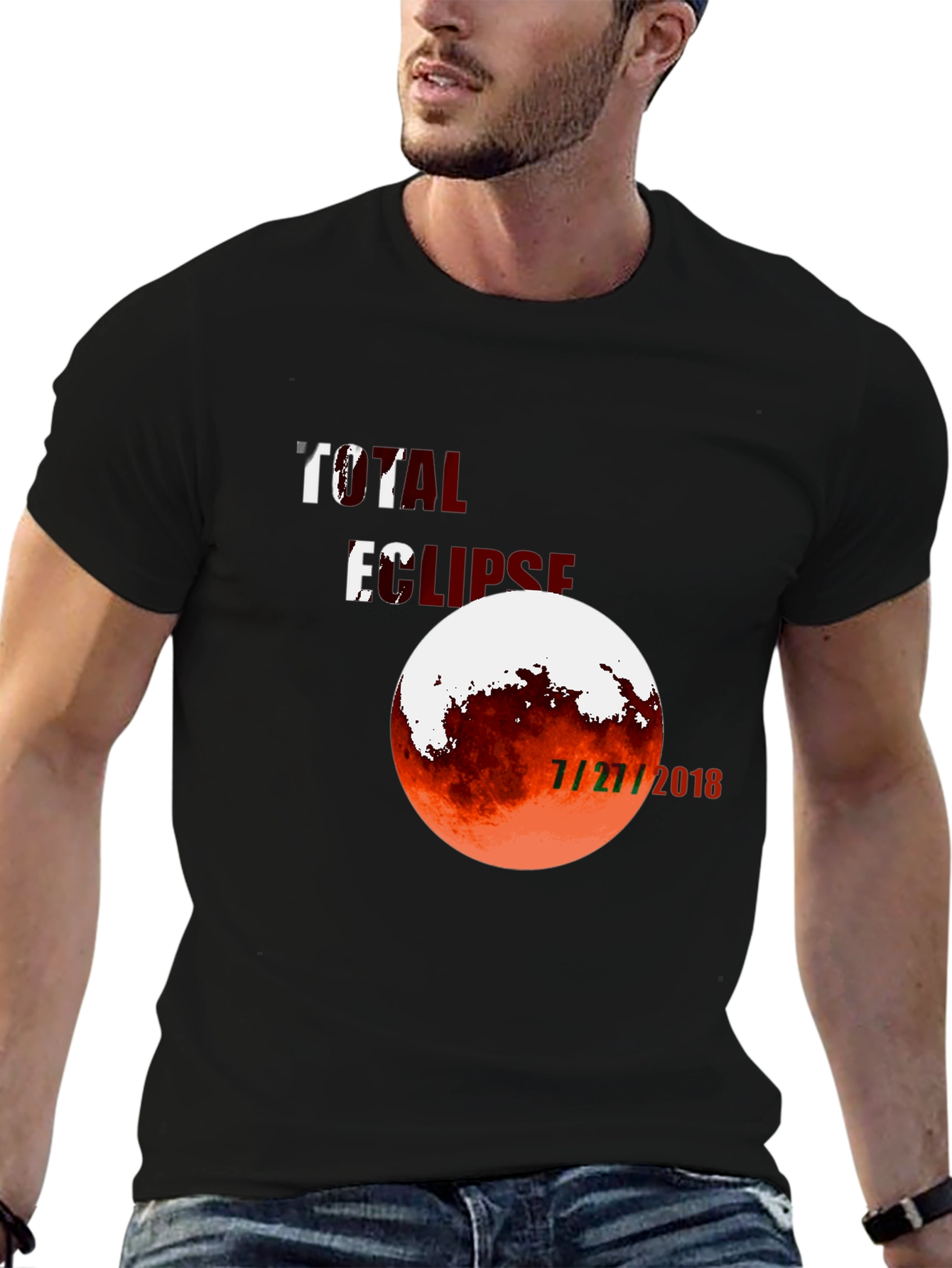Total Eclipse 7/27/2018 Graphic T-Shirt