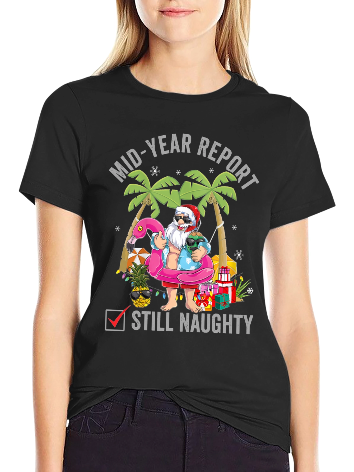 Mid-Year Report Still Naughty T-Shirt