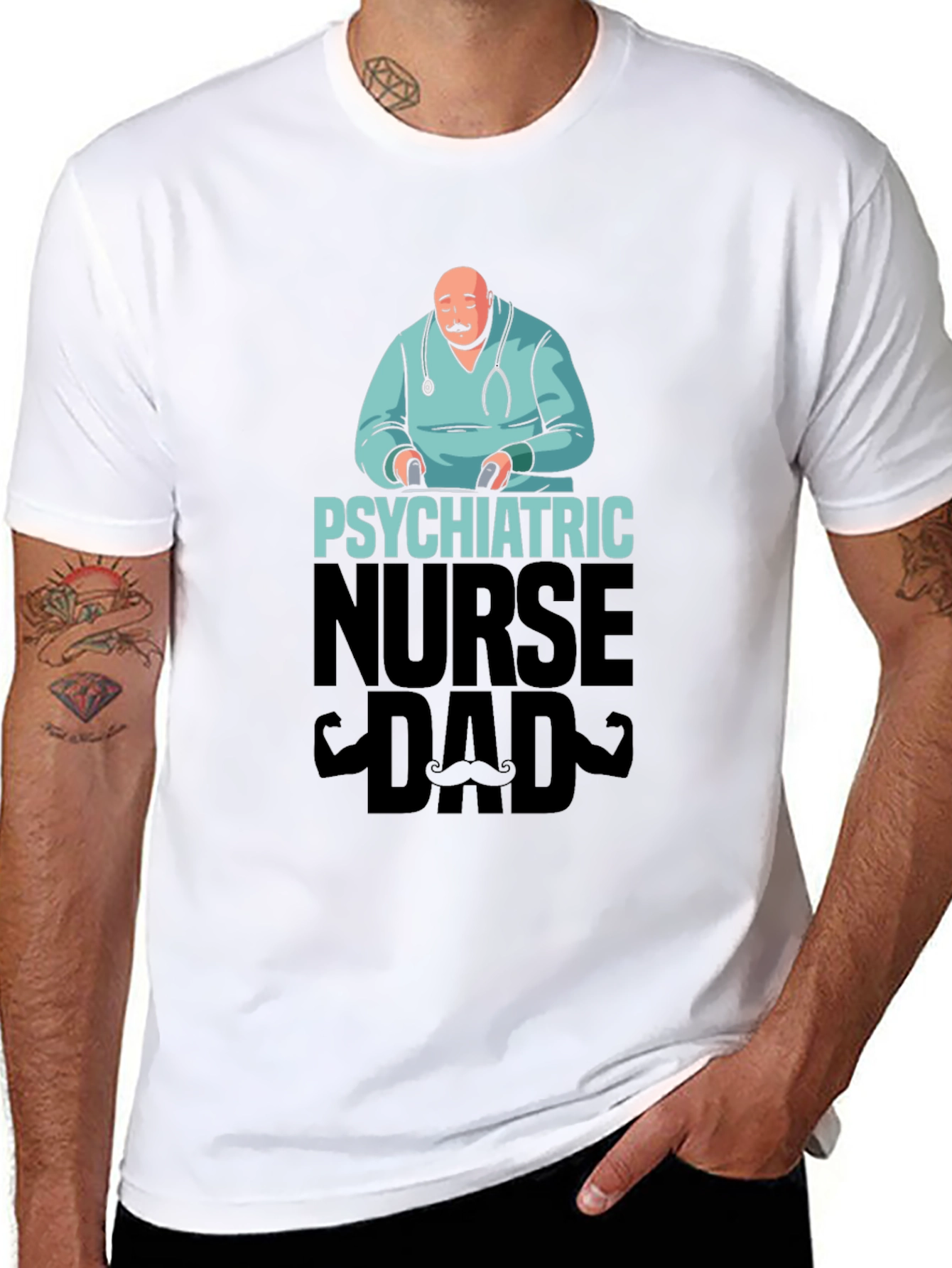 Psychiatric Nurse Dad T-Shirt