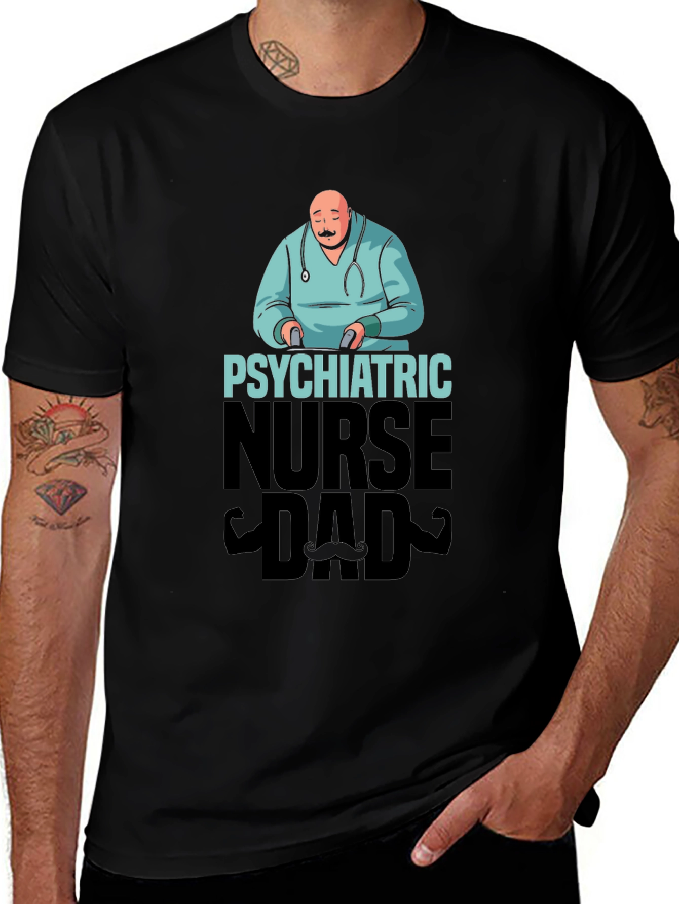 Psychiatric Nurse Dad T-Shirt
