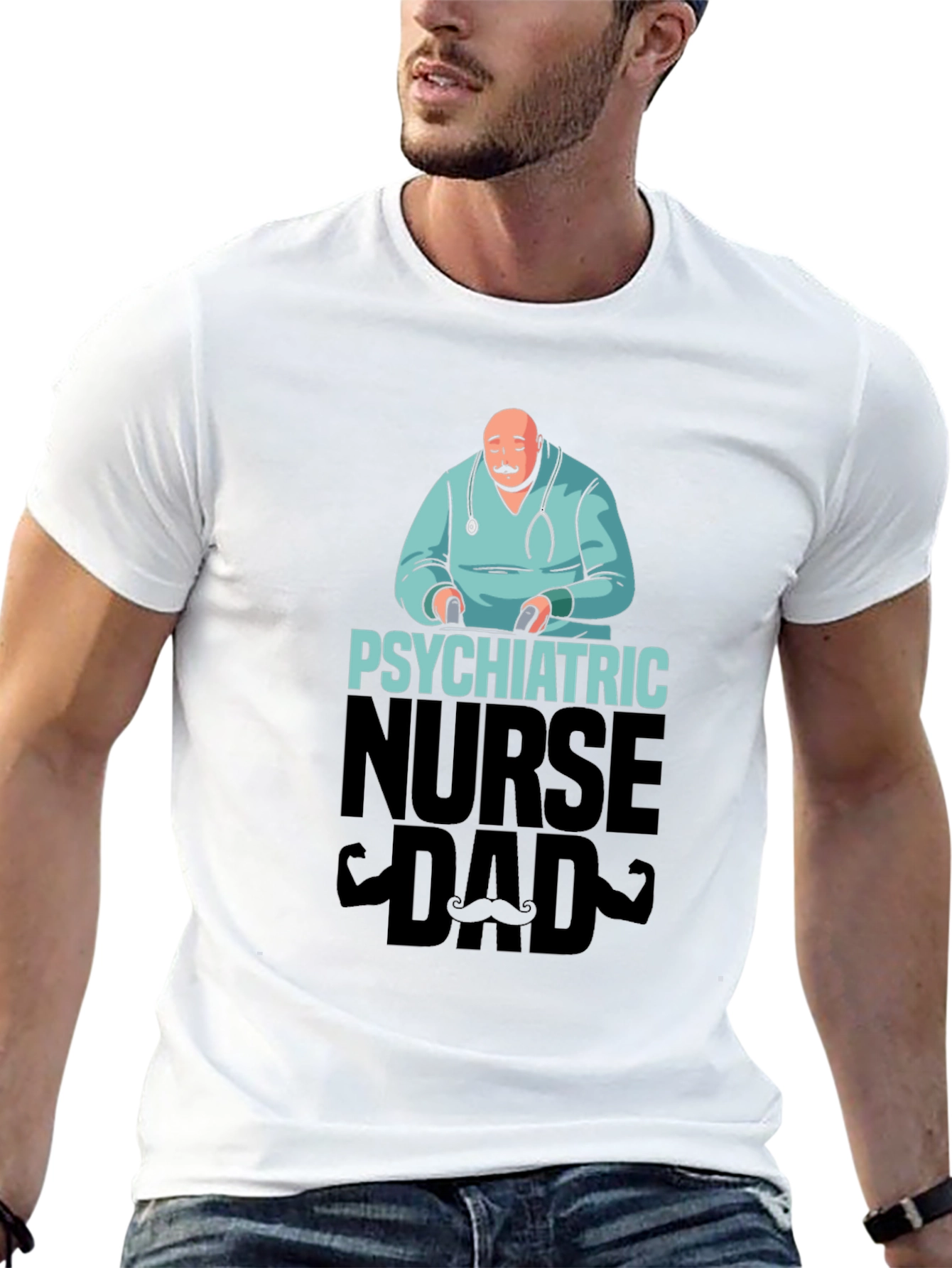 Psychiatric Nurse Dad T-Shirt