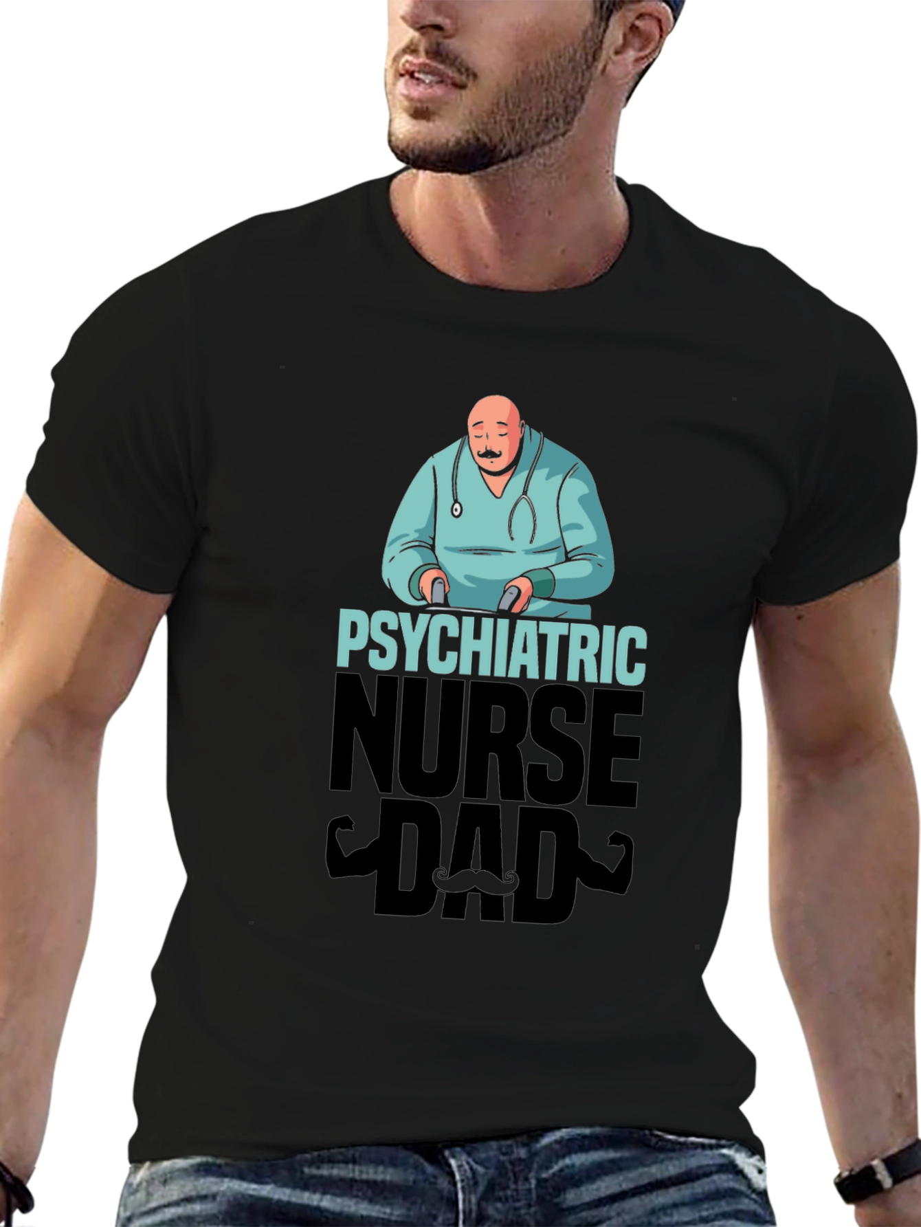 Psychiatric Nurse Dad T-Shirt