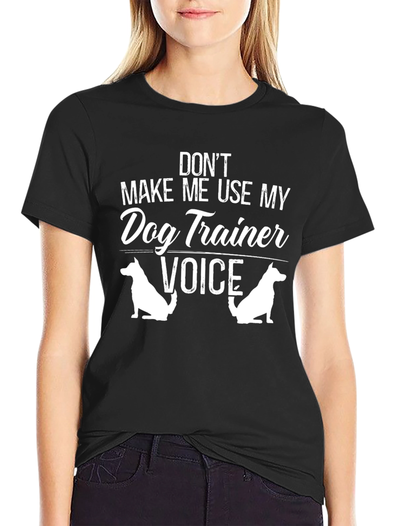Dog Trainer Voice T-Shirt Funny Dog Lover Tee