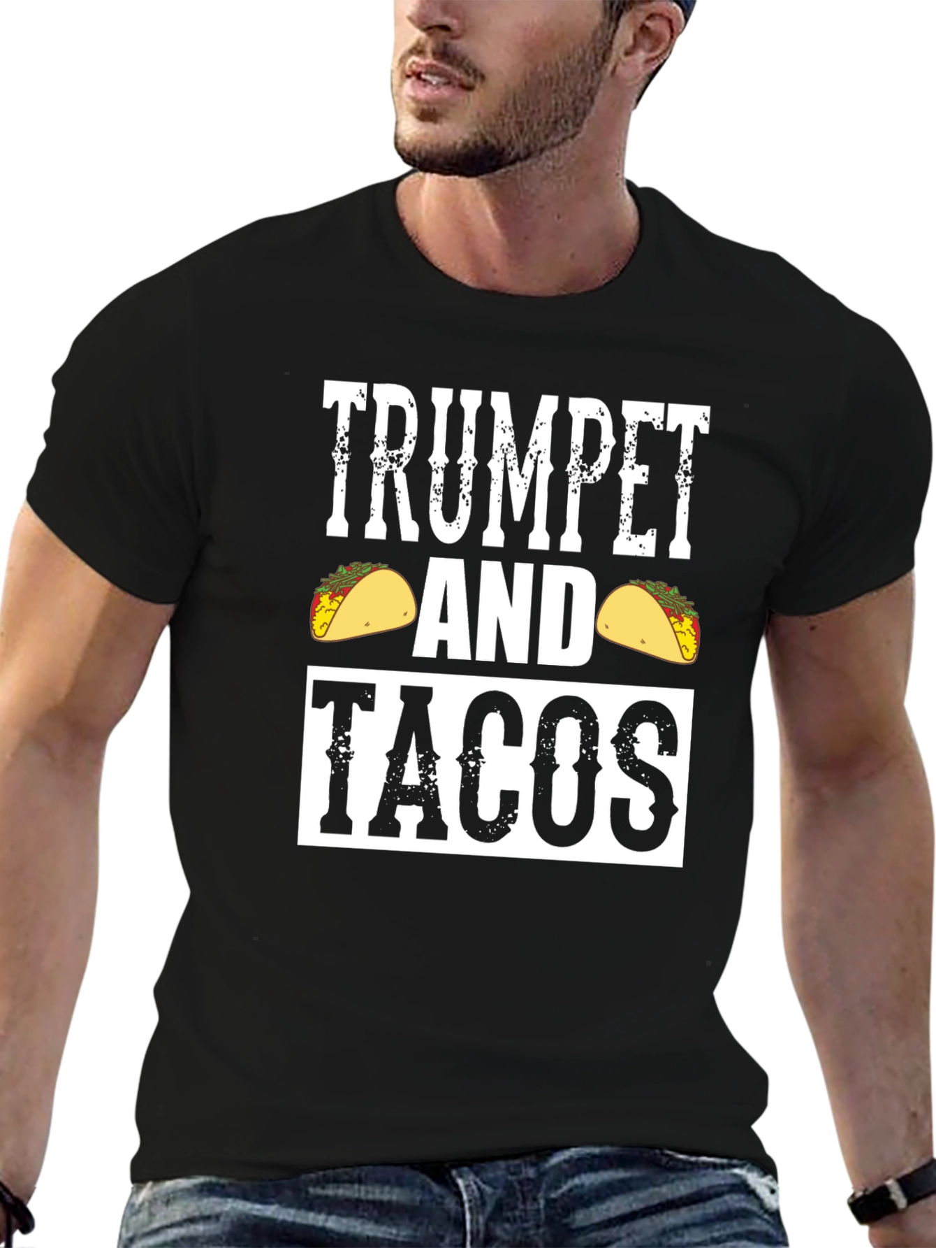 Trumpet And Tacos Graphic T-Shirt